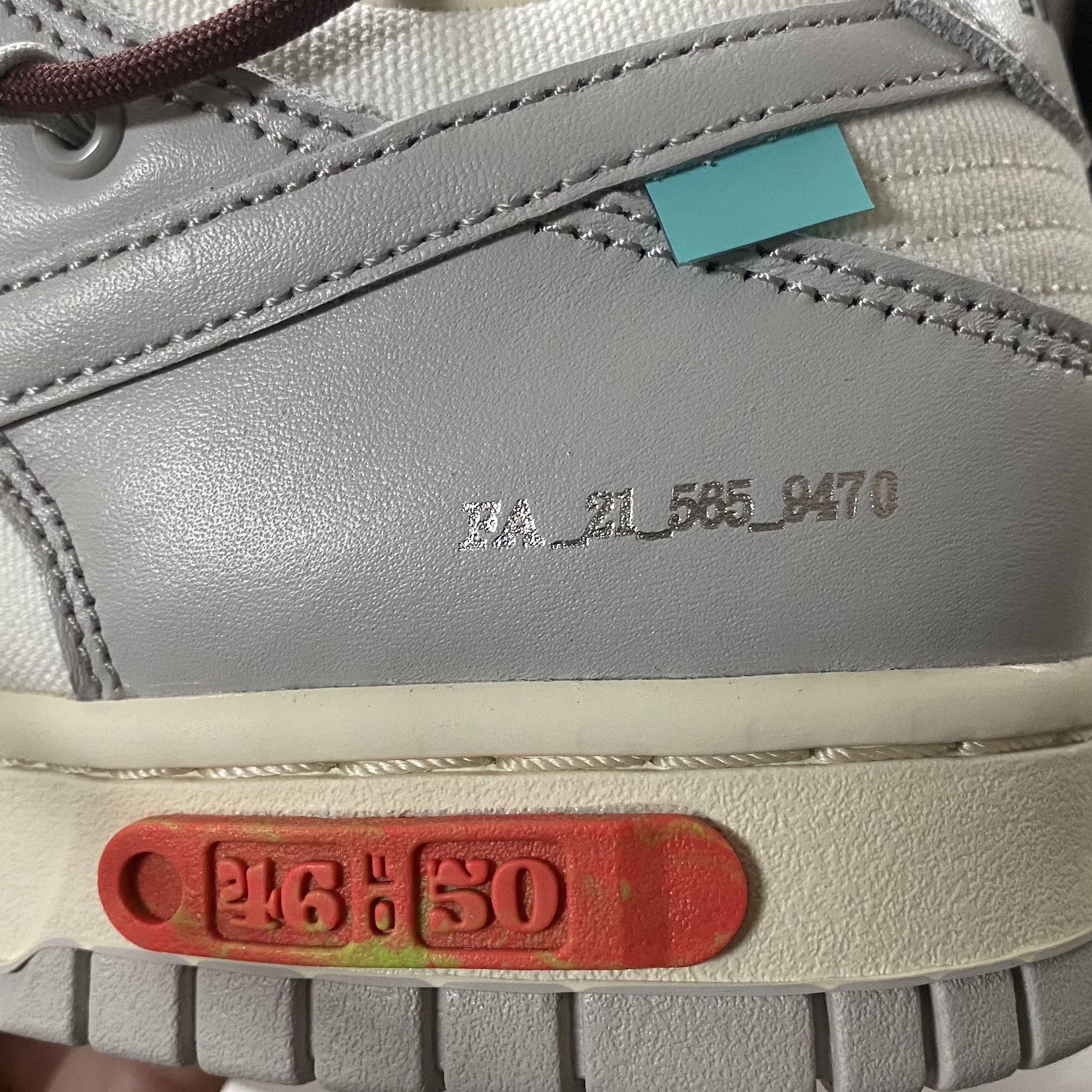 Nike x Off-White Dunk Low The 50 - Lot 46 착용 스타일 - 4