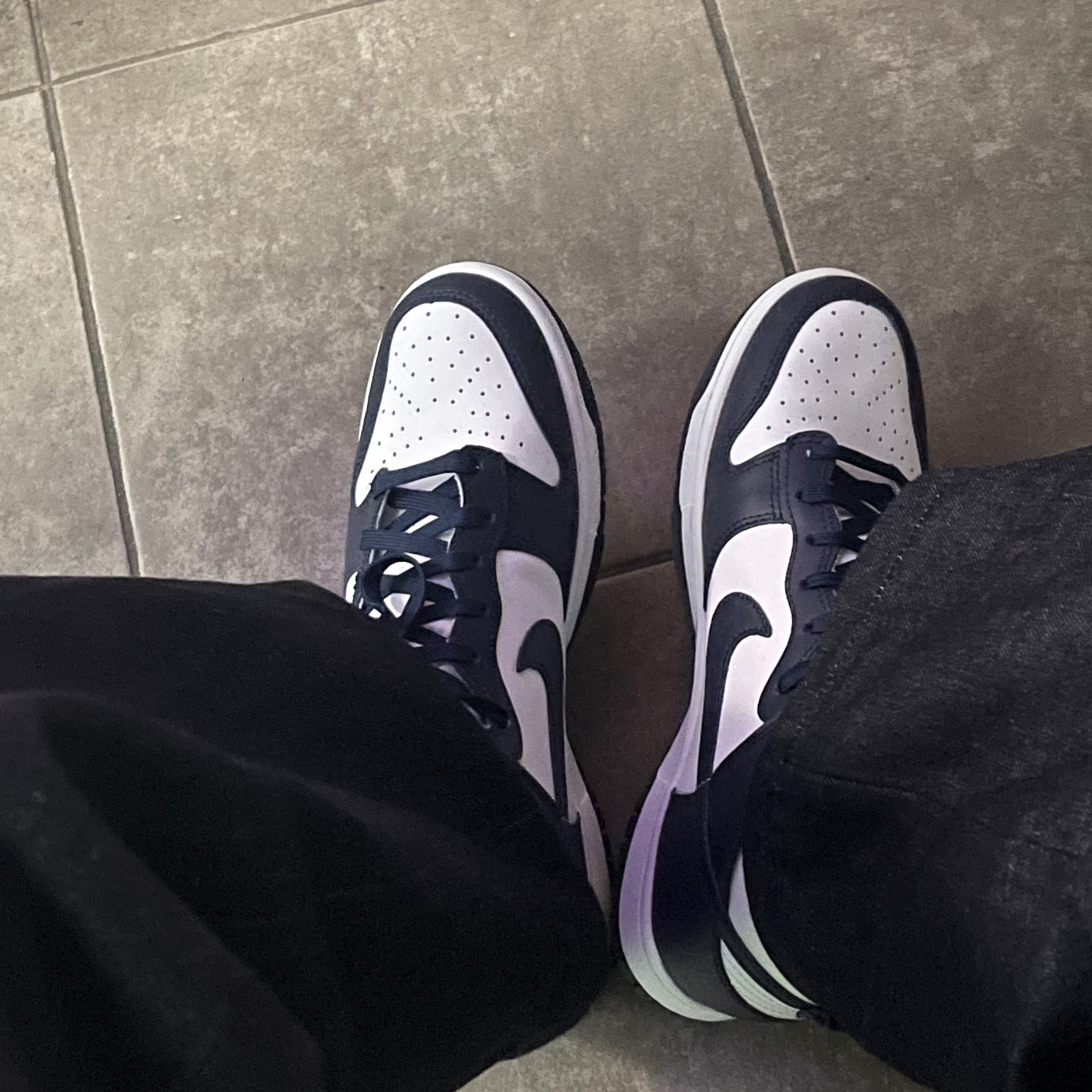 Nike Dunk High Retro Championship Navy 착용 스타일