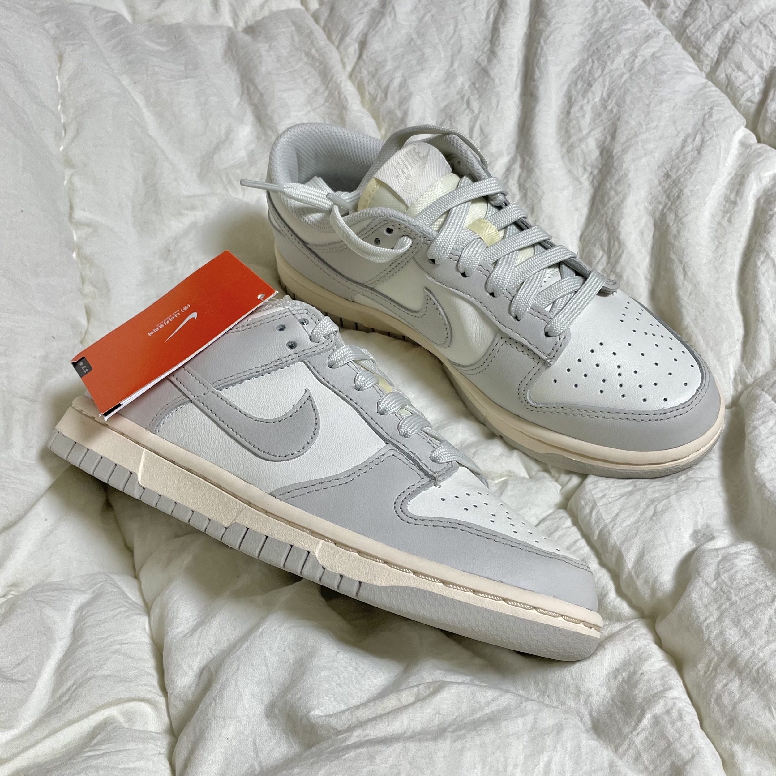 (W) Nike Dunk Low Light Bone 착용 스타일