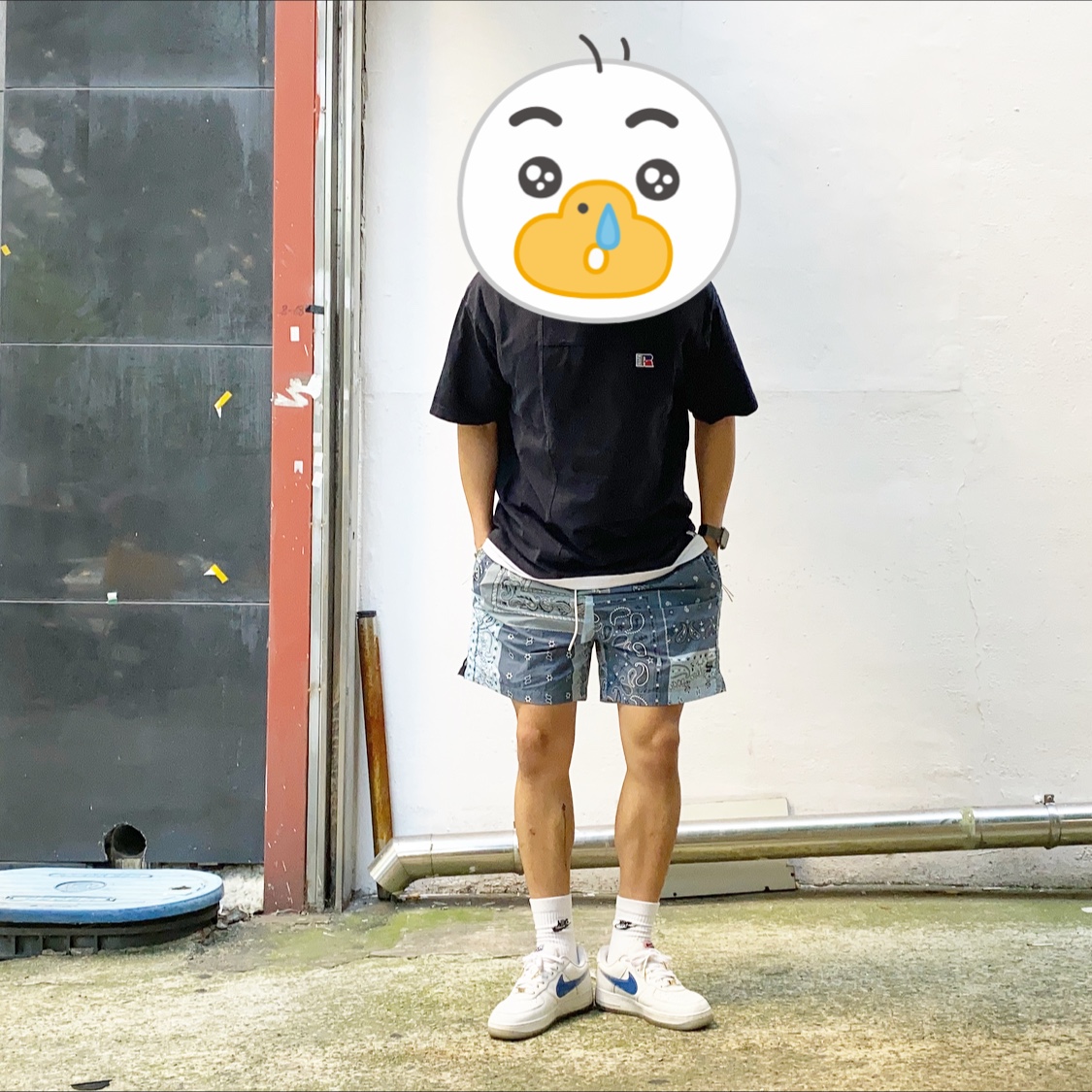 Nike x Kith Air Force 1 Low NYC White 착용 스타일