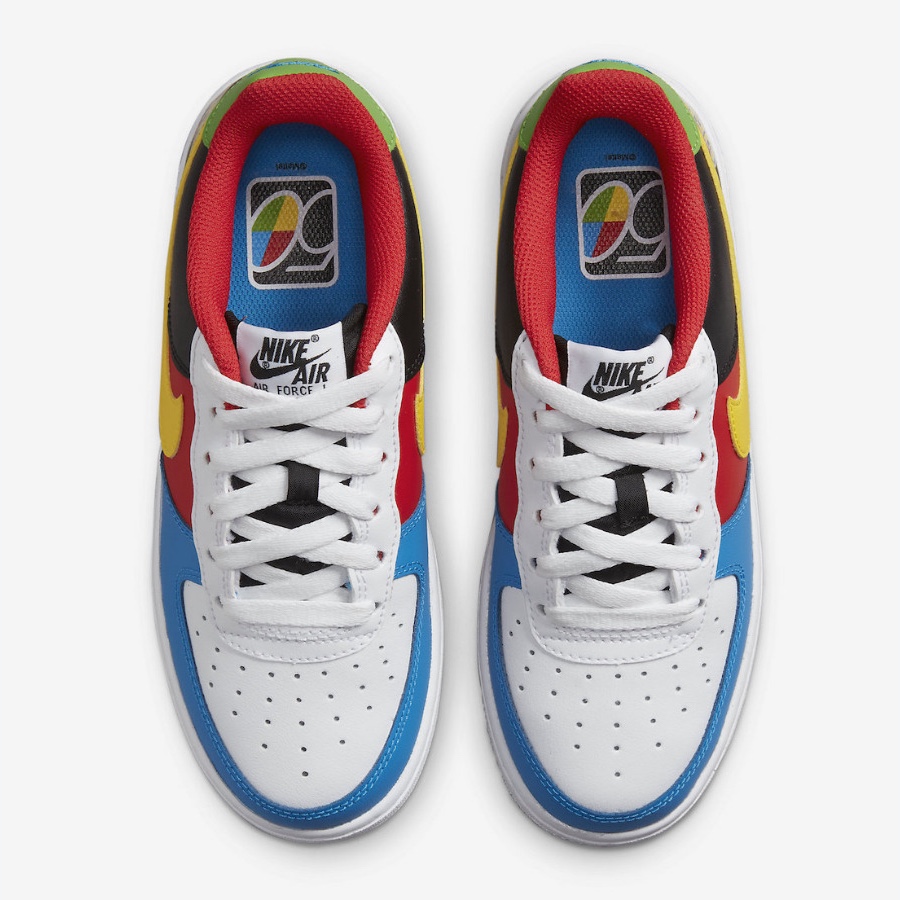 Nike x UNO Air Force 1 '07 QS White Yellow Zest 착용 스타일 - 4