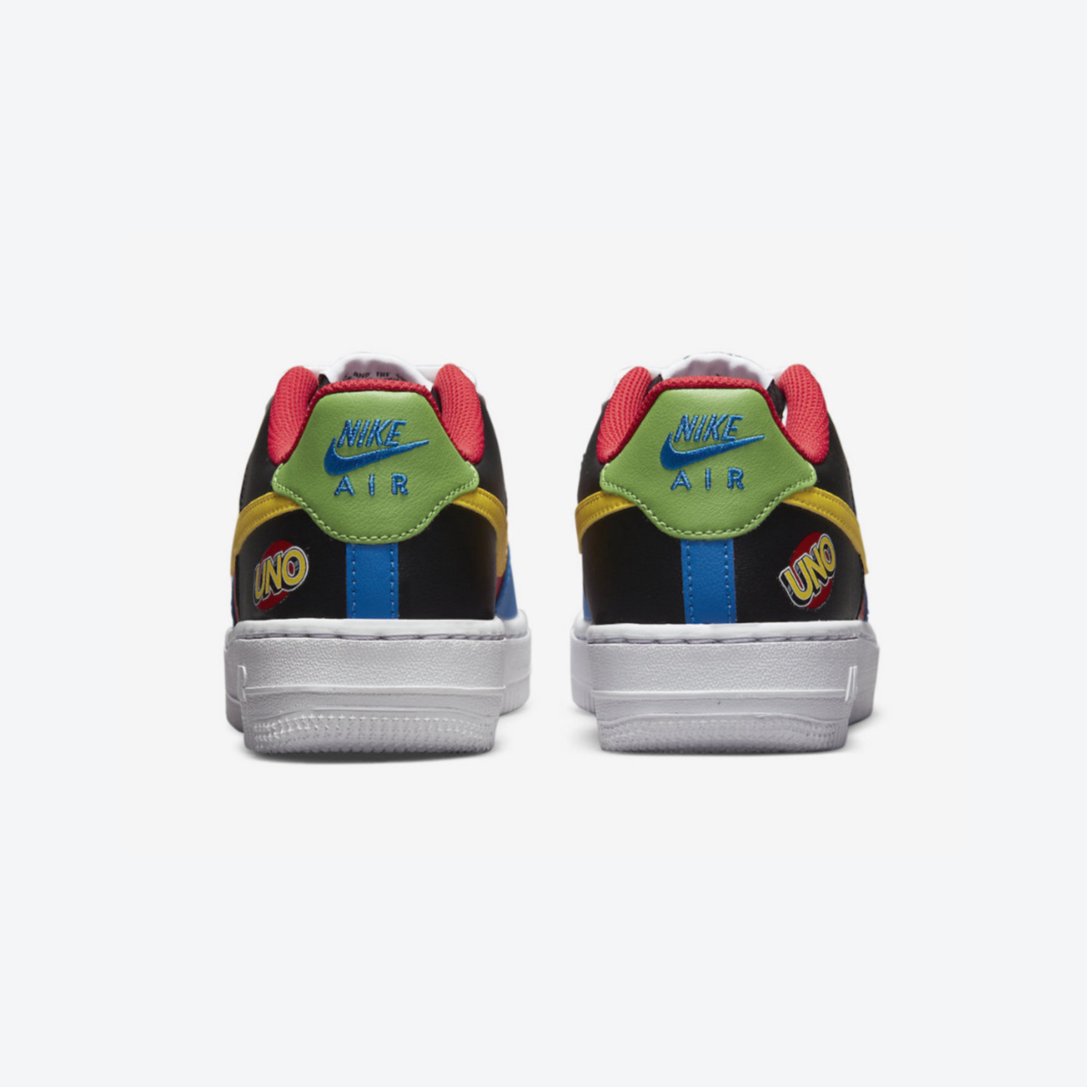 Nike x UNO Air Force 1 '07 QS White Yellow Zest 착용 스타일 - 5