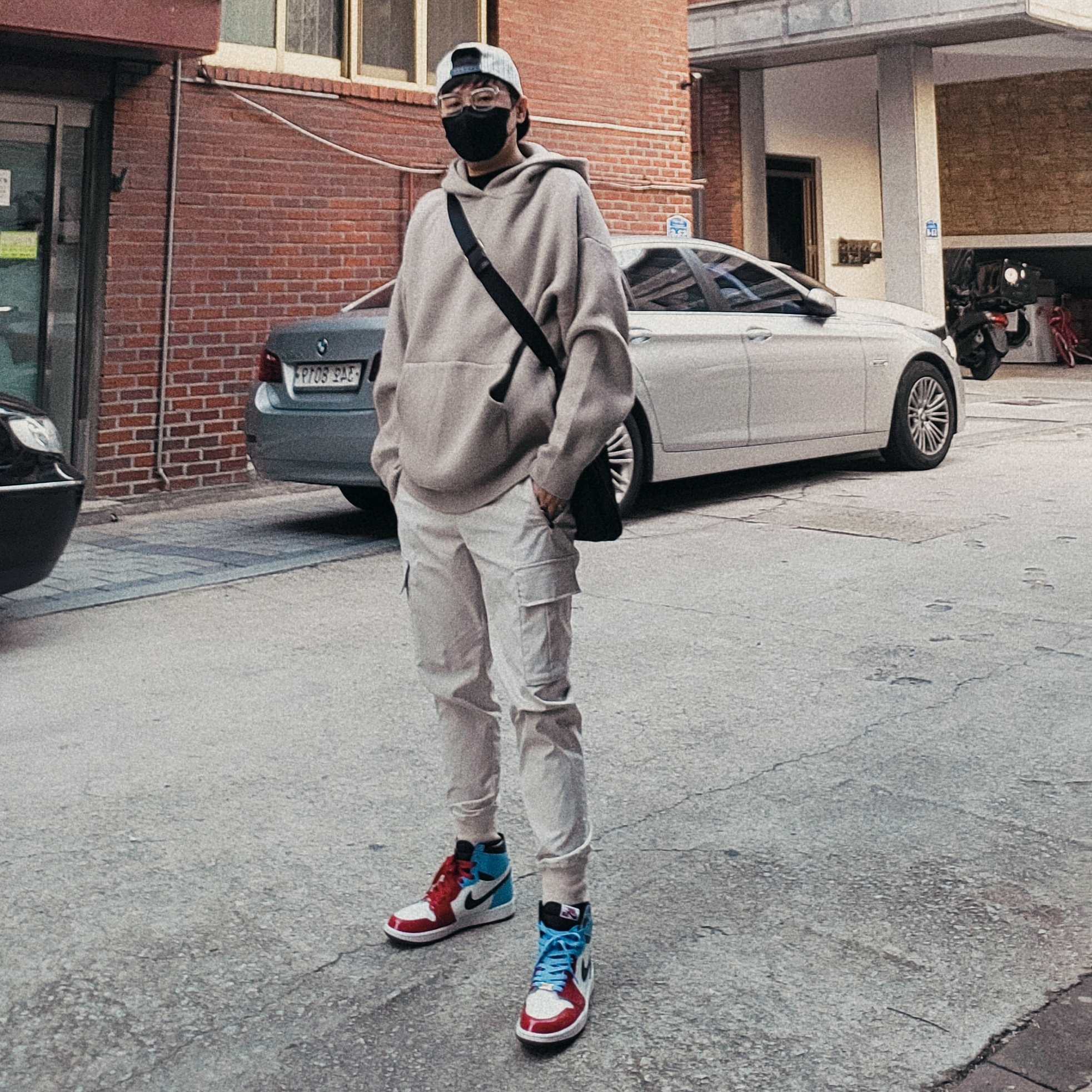 Jordan 1 Retro High Fearless UNC Chicago 착용 스타일
