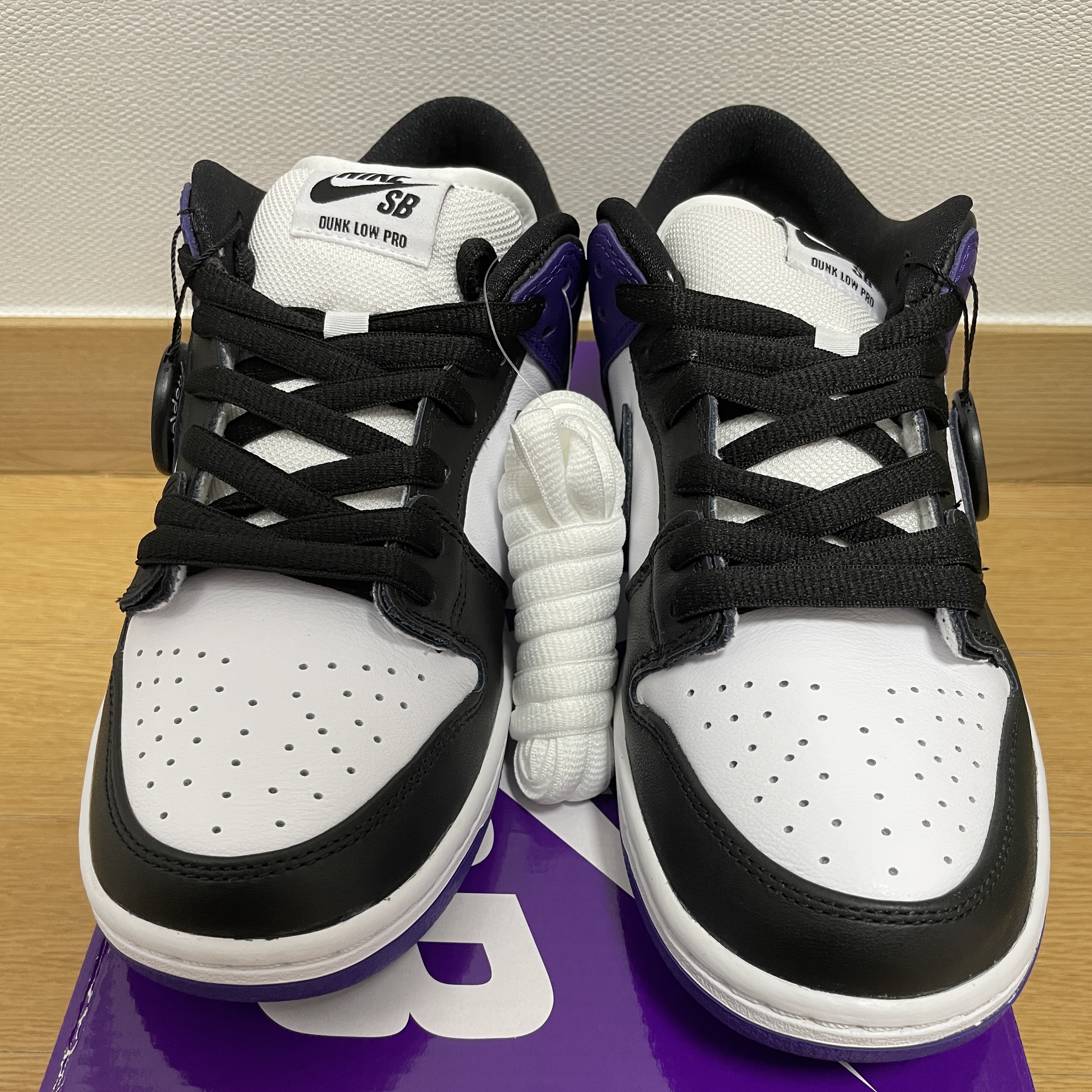 Nike SB Dunk Low Pro Court Purple 착용 스타일