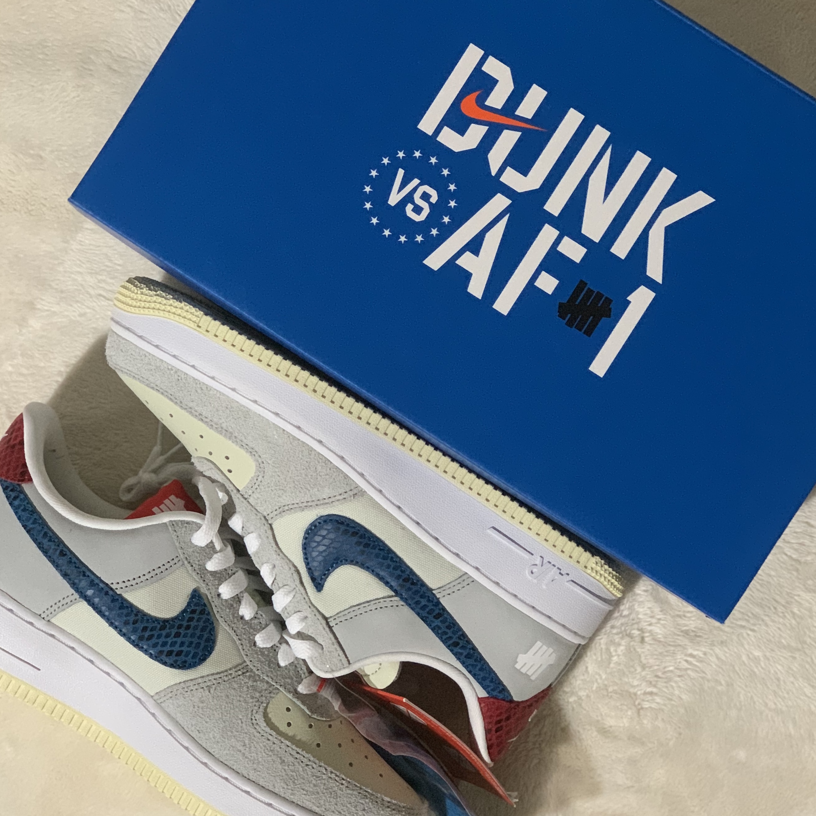 Nike x Undefeated Air Force 1 Low SP 5 On It 착용 스타일