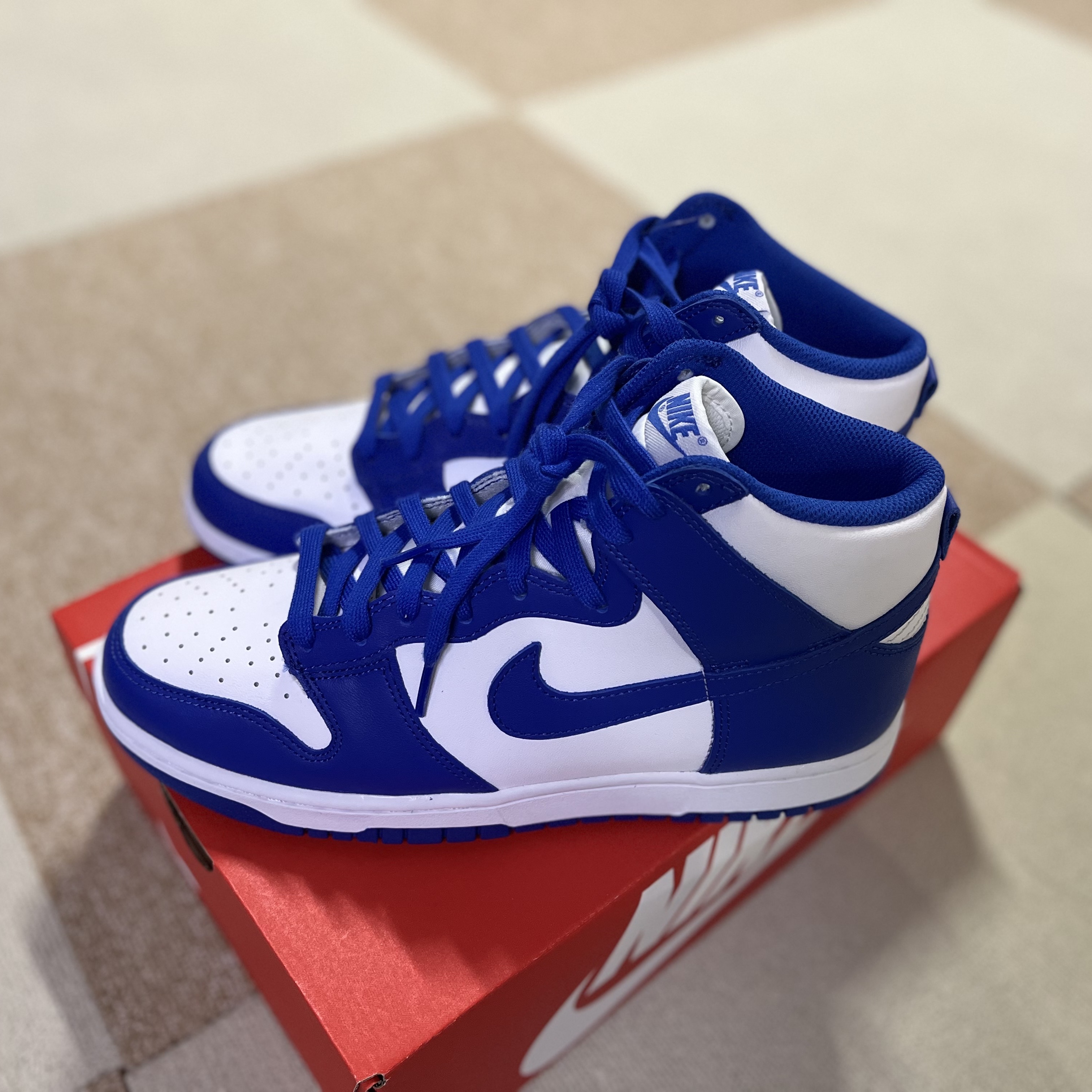 Nike Dunk High Retro Game Royal 착용 스타일