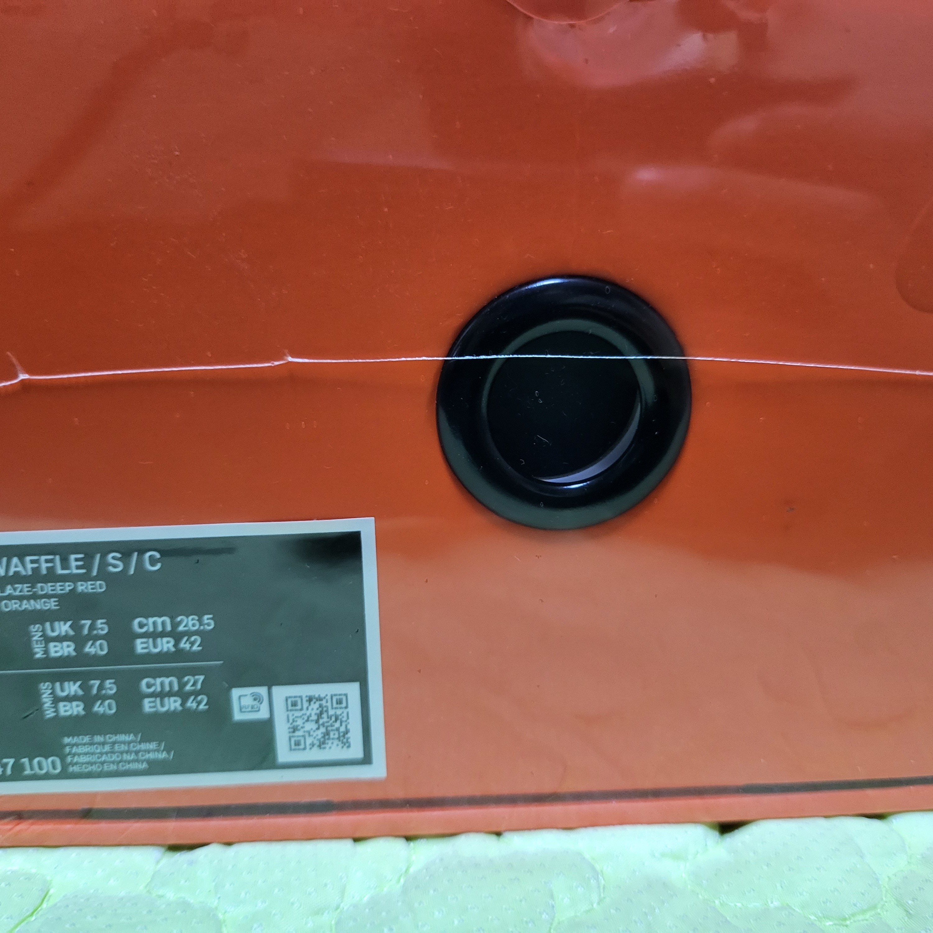Nike x Sacai x Clot LDWaffle Orange Blaze 착용 스타일 - 1