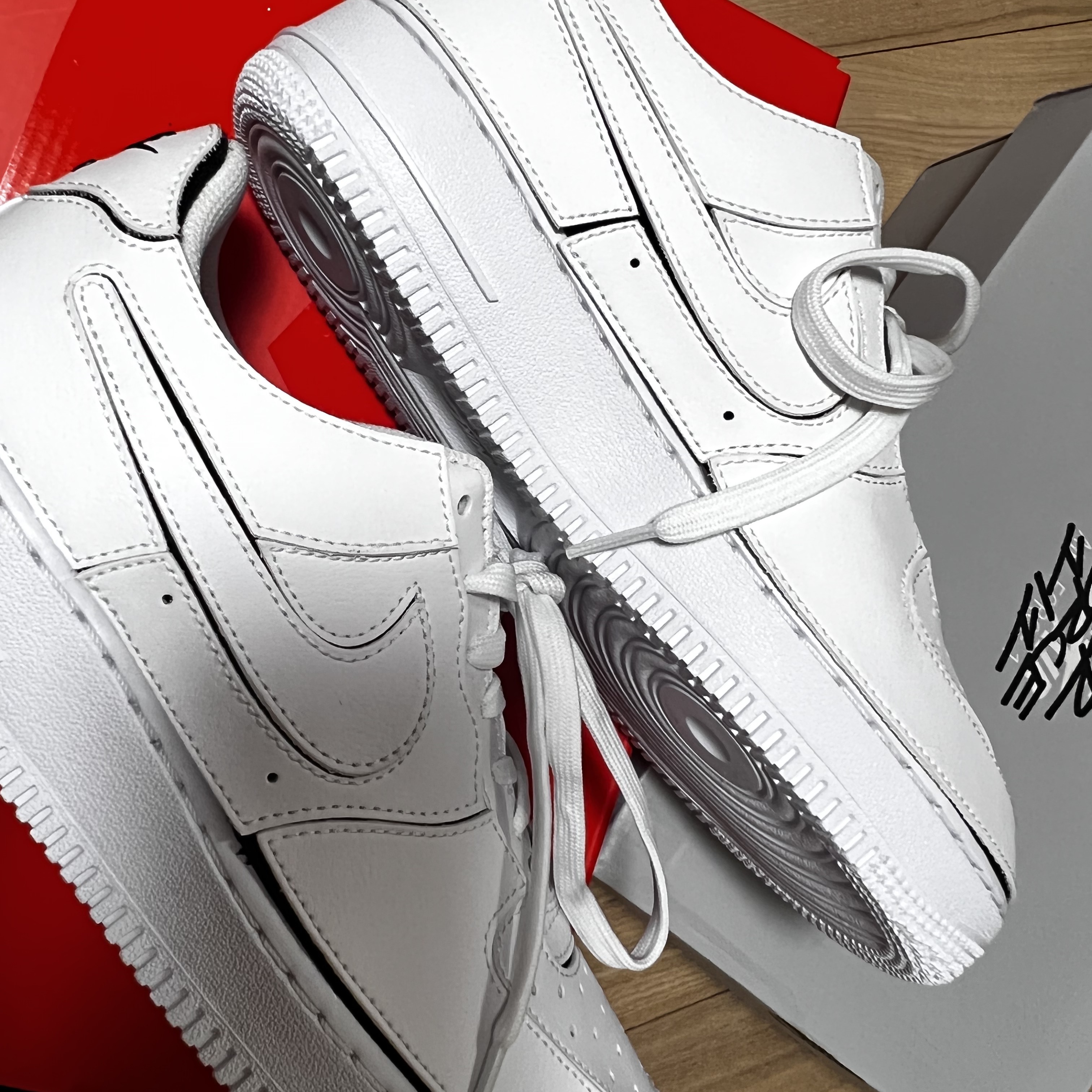 Nike Air Force 1/1 Cosmic Clay 착용 스타일 - 2