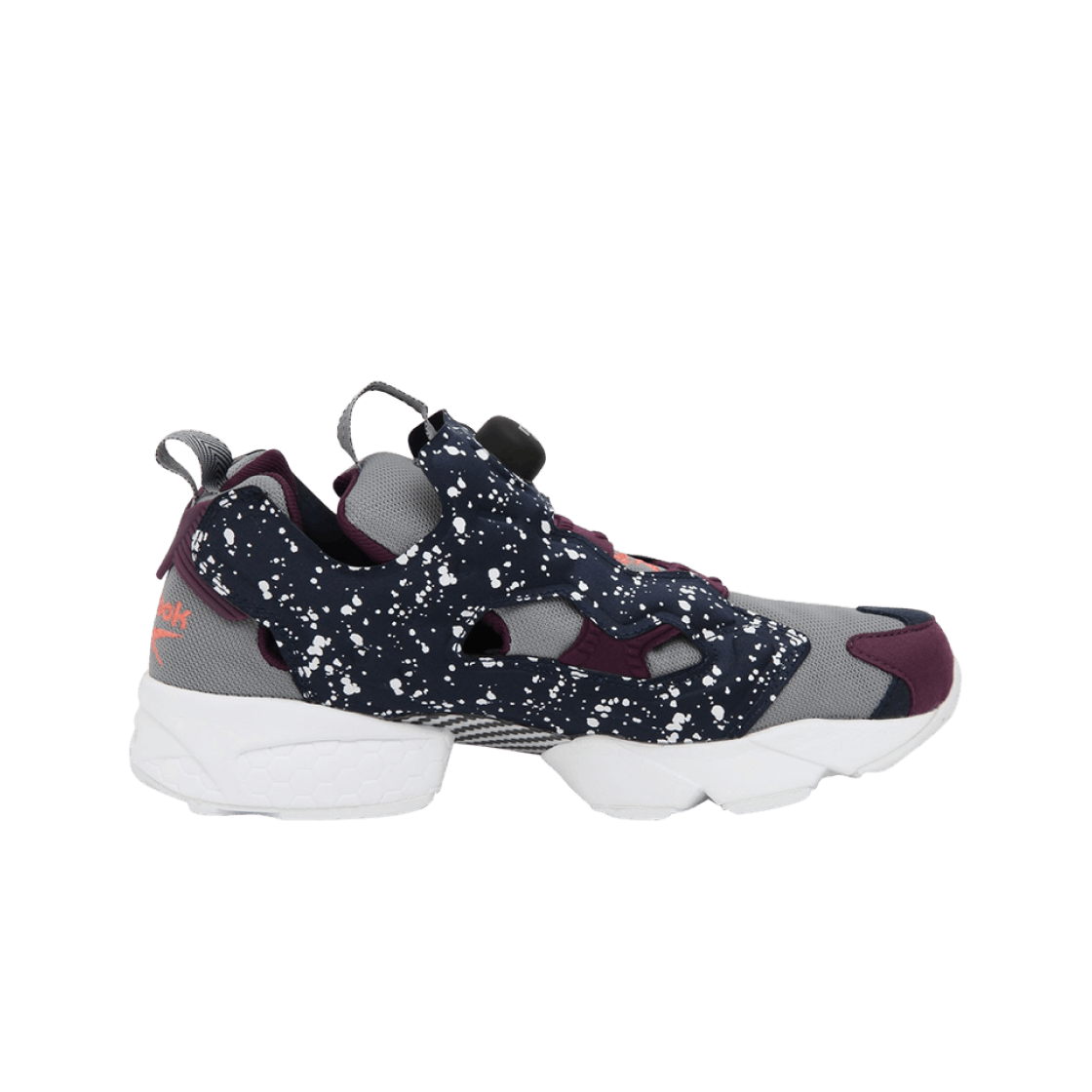 V66116 Reebok Instapump Fury Splatter Pack Grey Indigo