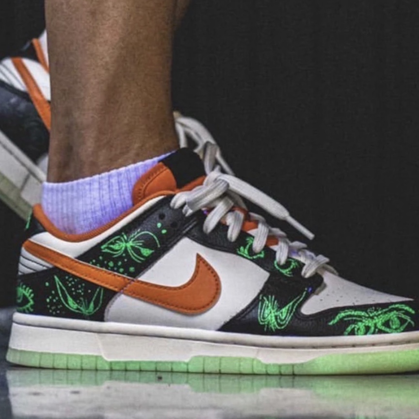 Nike Dunk Low Retro PRM Halloween 착용 스타일 - 4