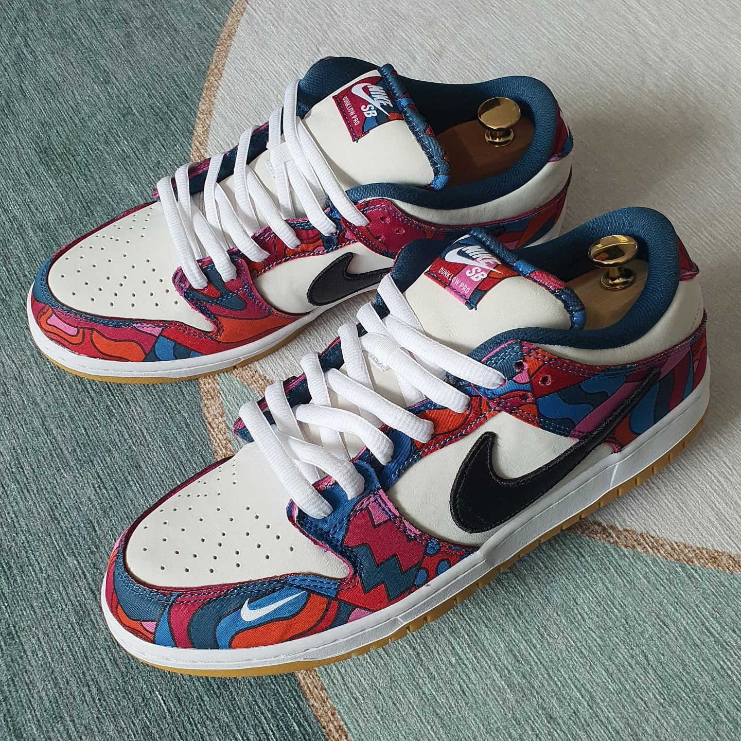 Nike x Parra SB Dunk Low Pro Abstract Art 착용 스타일
