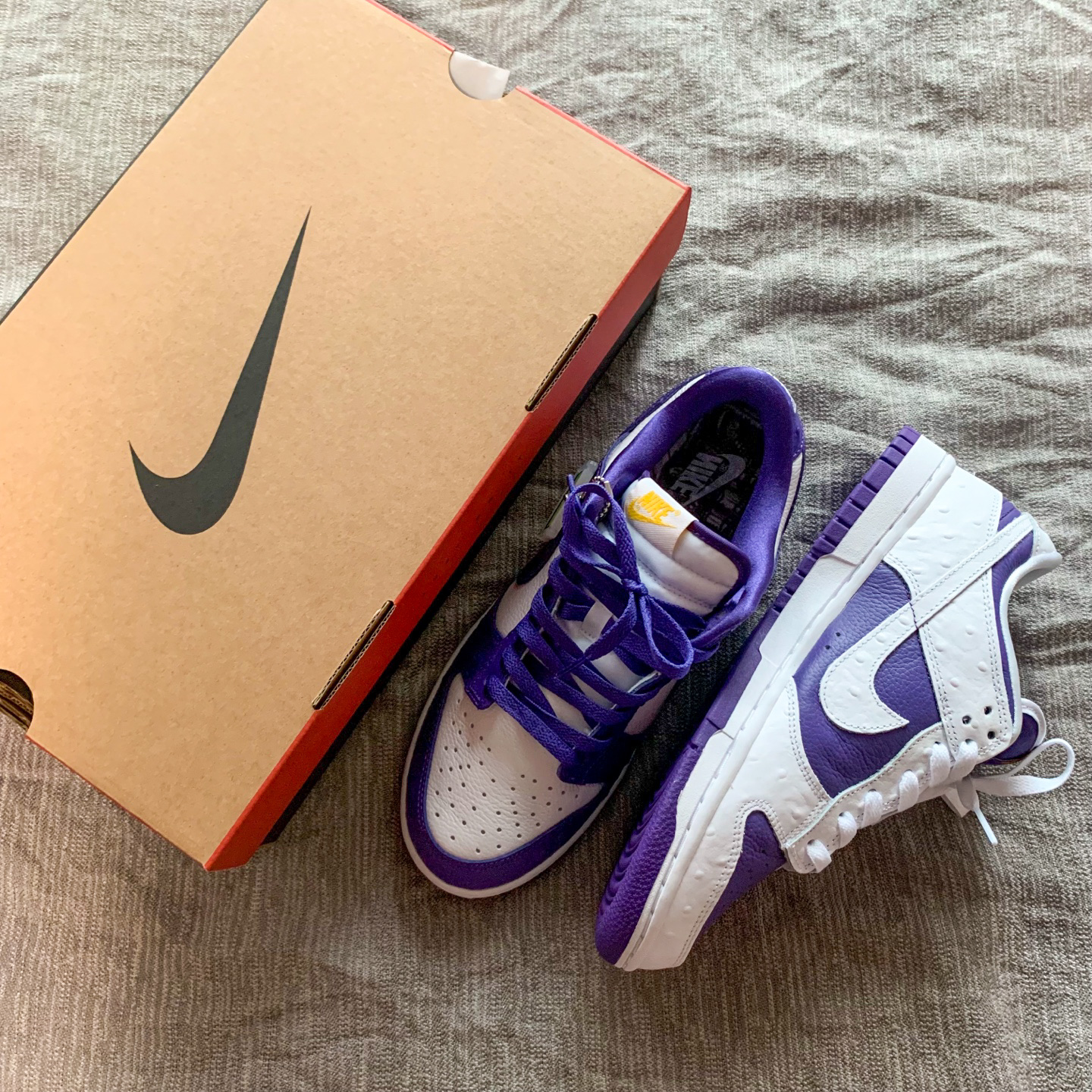 (W) Nike Dunk Low SE Flip 착용 스타일 - 4