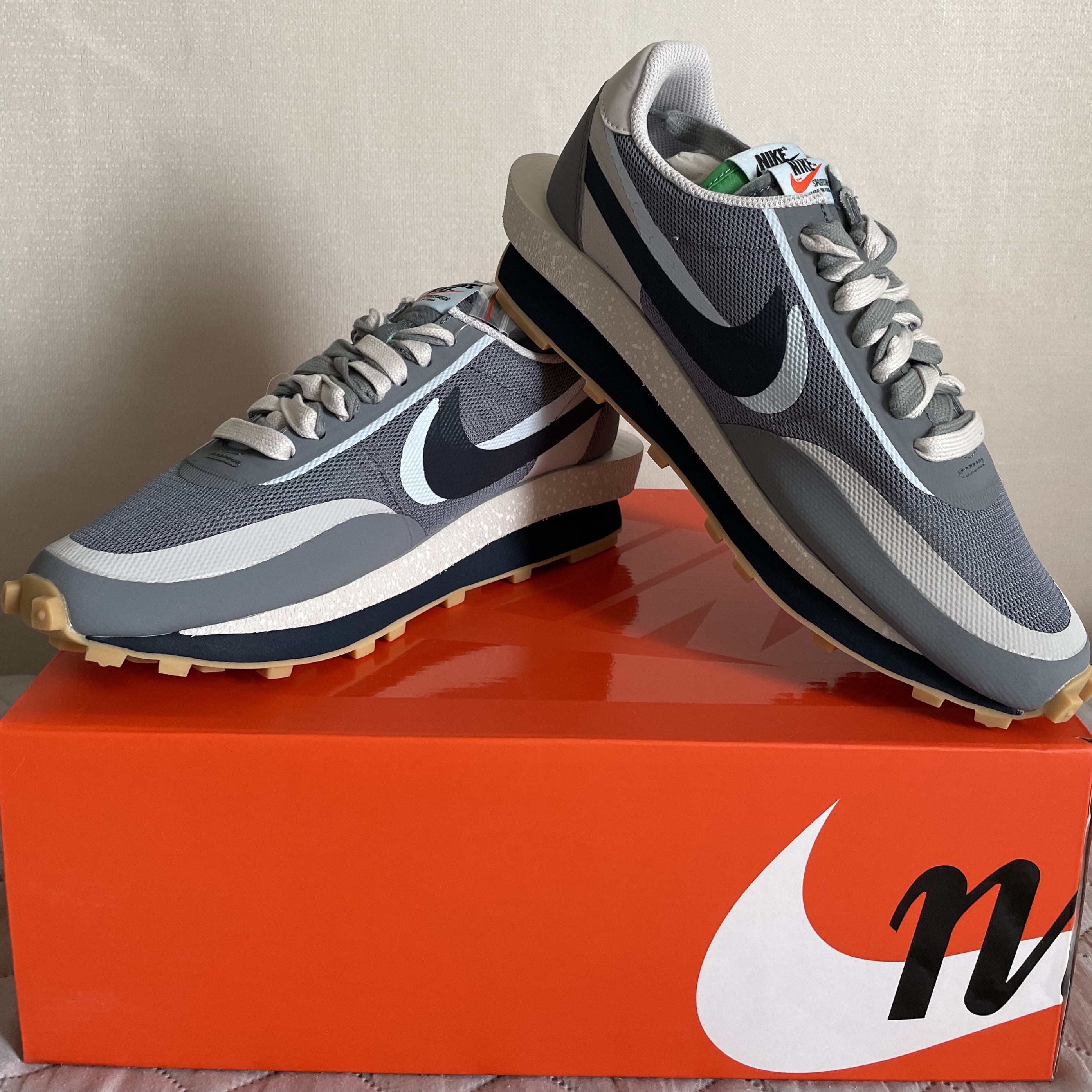 Nike x Sacai x Clot LDWaffle Cool Grey 착용 스타일
