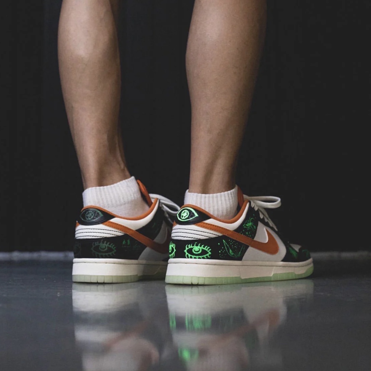 Nike Dunk Low Retro PRM Halloween 착용 스타일 - 5