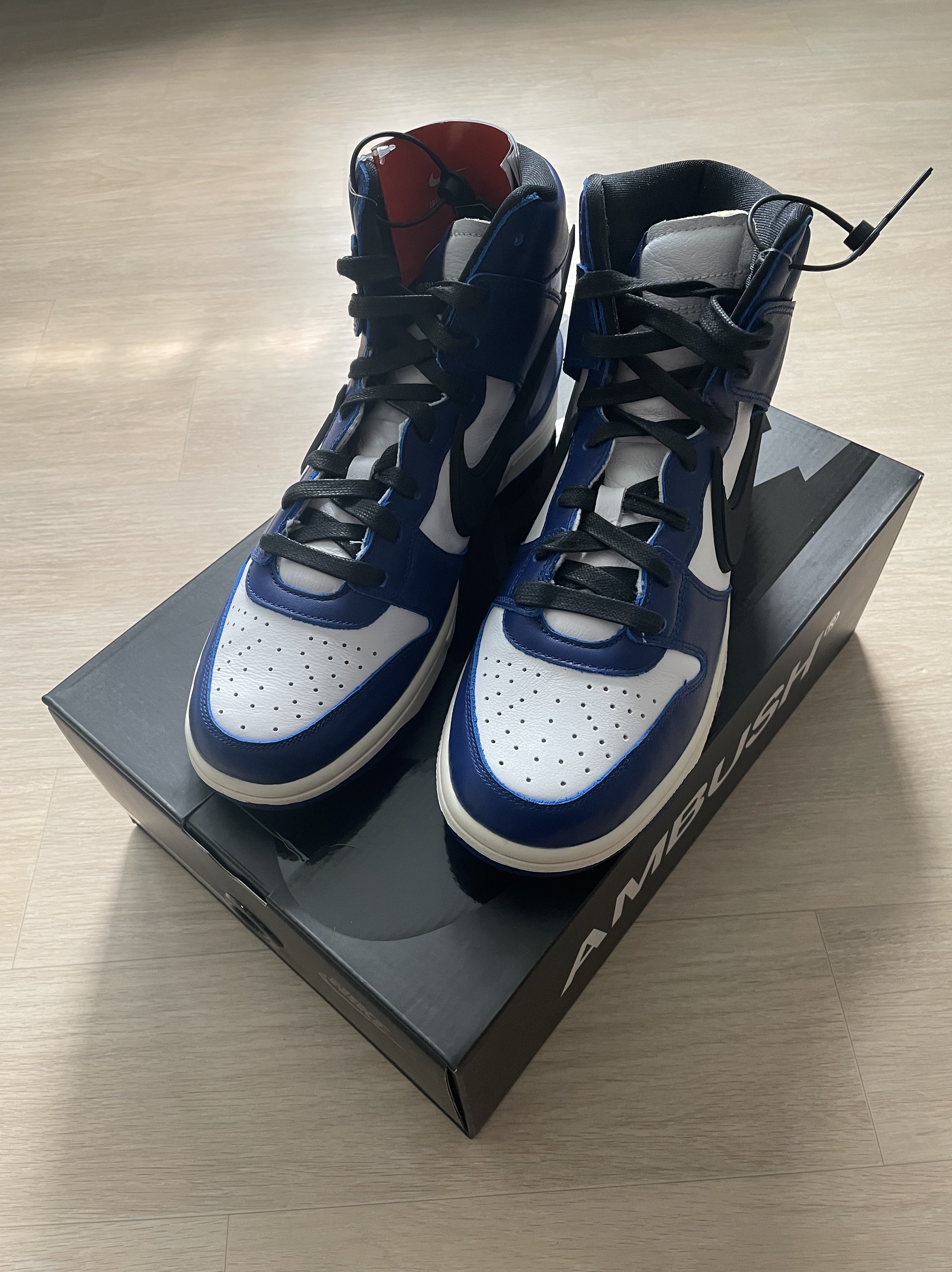 Nike x Ambush Dunk High Deep Royal Blue 착용 스타일 - 2