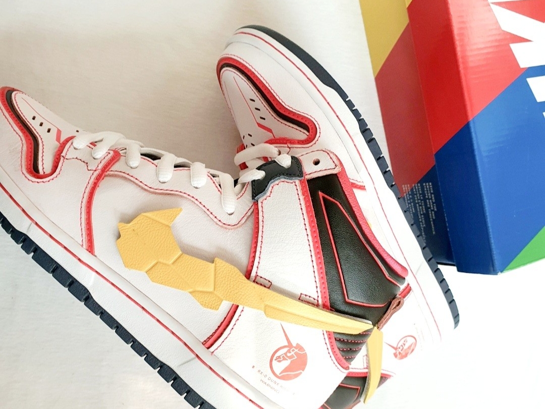Nike x Gundam SB Dunk High Pro QS Unicorn RX-0 착용 스타일 - 4