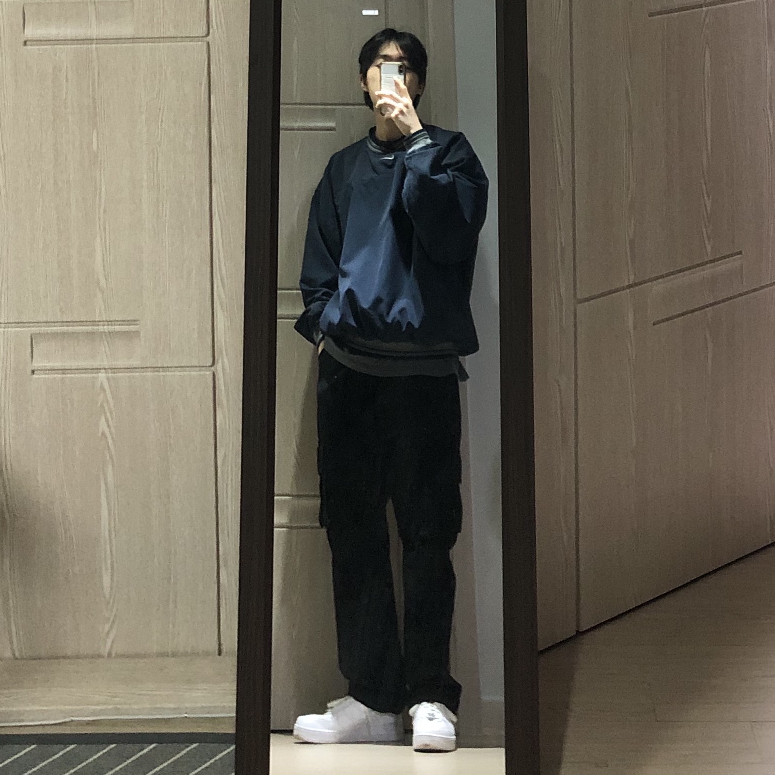 Nike Air Force 1 '07 Low White 착용 스타일