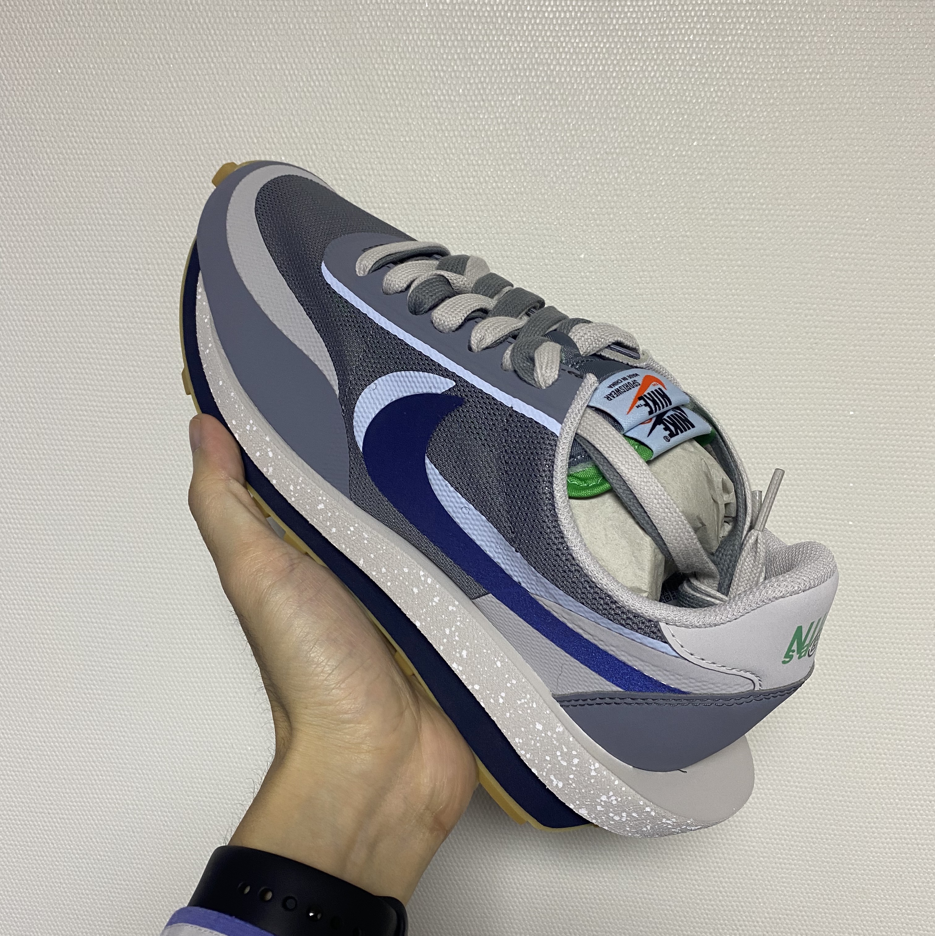 Nike x Sacai x Clot LDWaffle Cool Grey 착용 스타일
