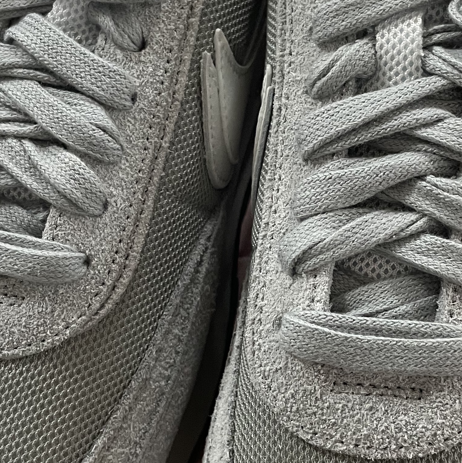Nike x Sacai x Fragment LDWaffle Light Smoke Grey 착용 스타일 - 3
