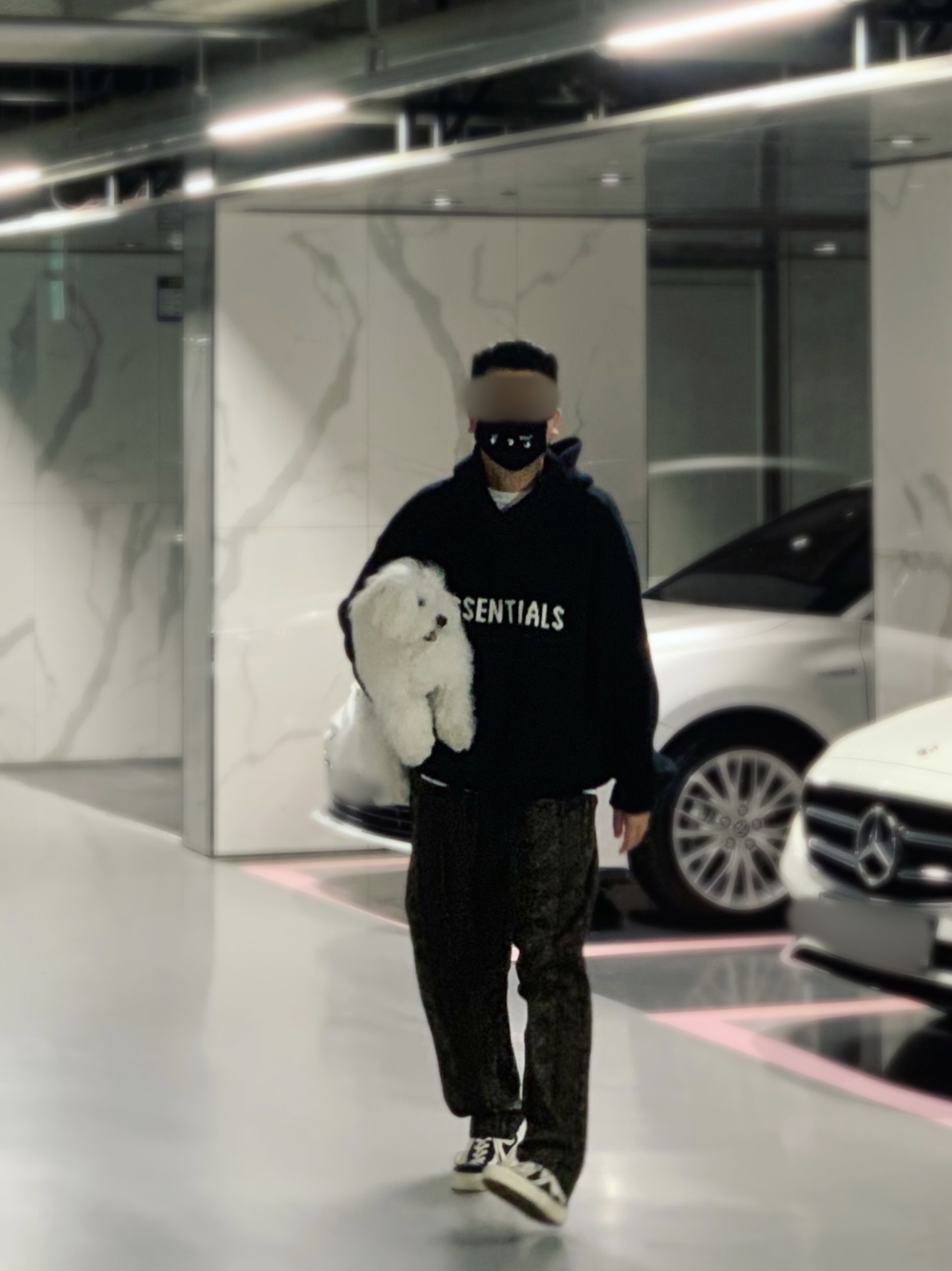 Vans Vault Style 36 Black White, Essentials Knit Pullover Hoodie Black - 21SS 착용 스타일 - 2