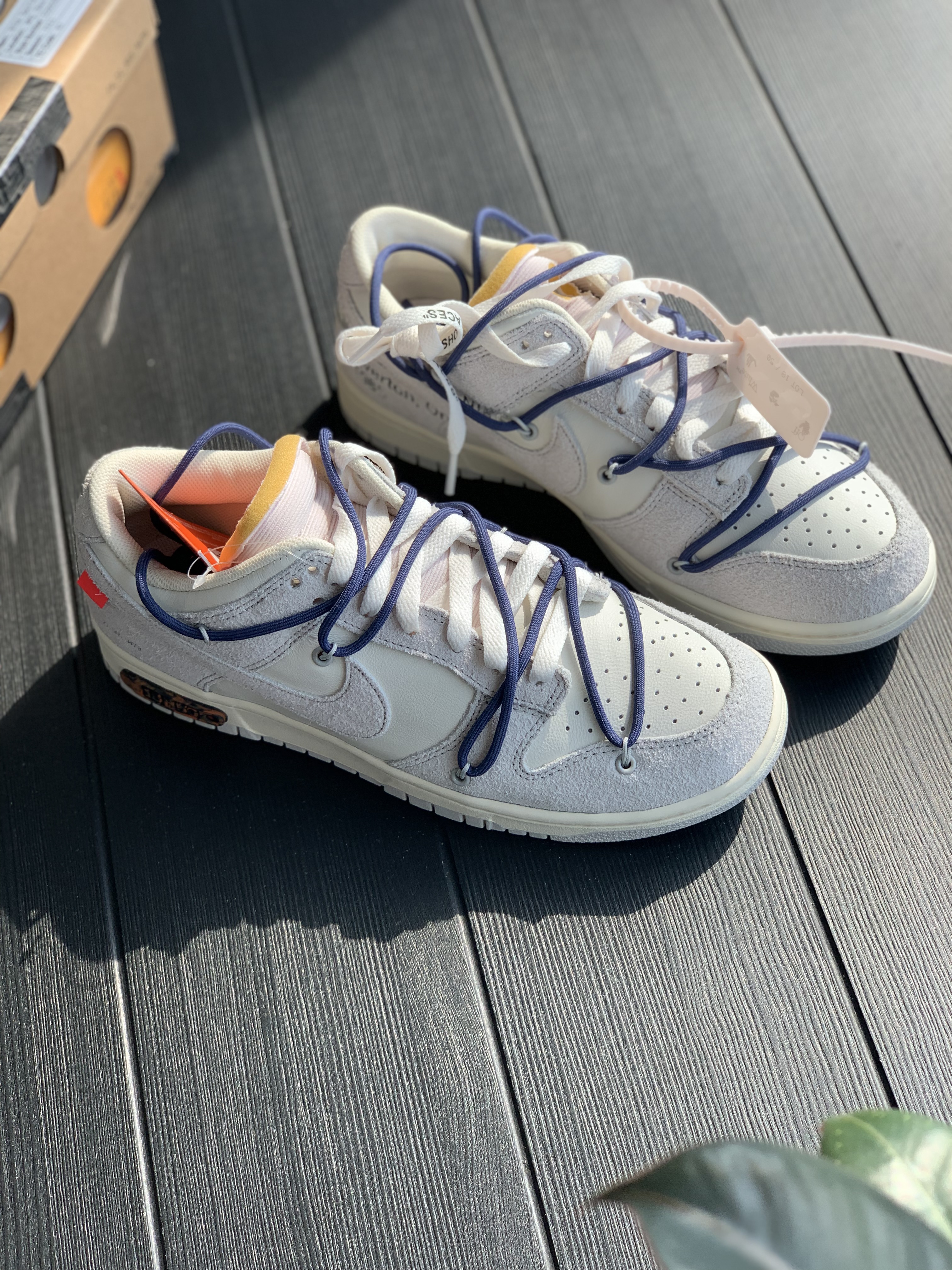 Nike x Off-White Dunk Low The 50 - Lot 18 착용 스타일
