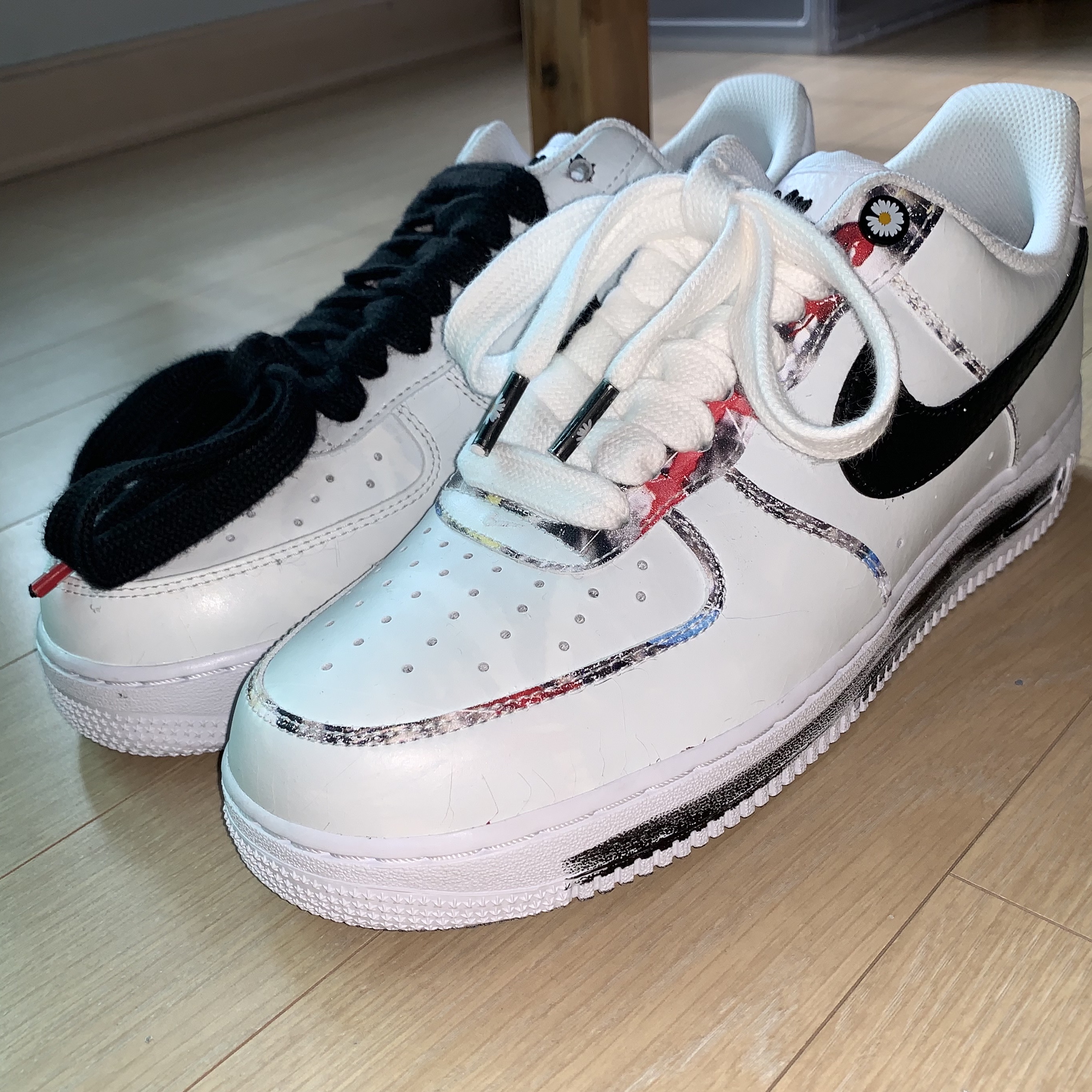 Nike x Peaceminusone Air Force 1 Low Para-Noise 2.0 착용 스타일