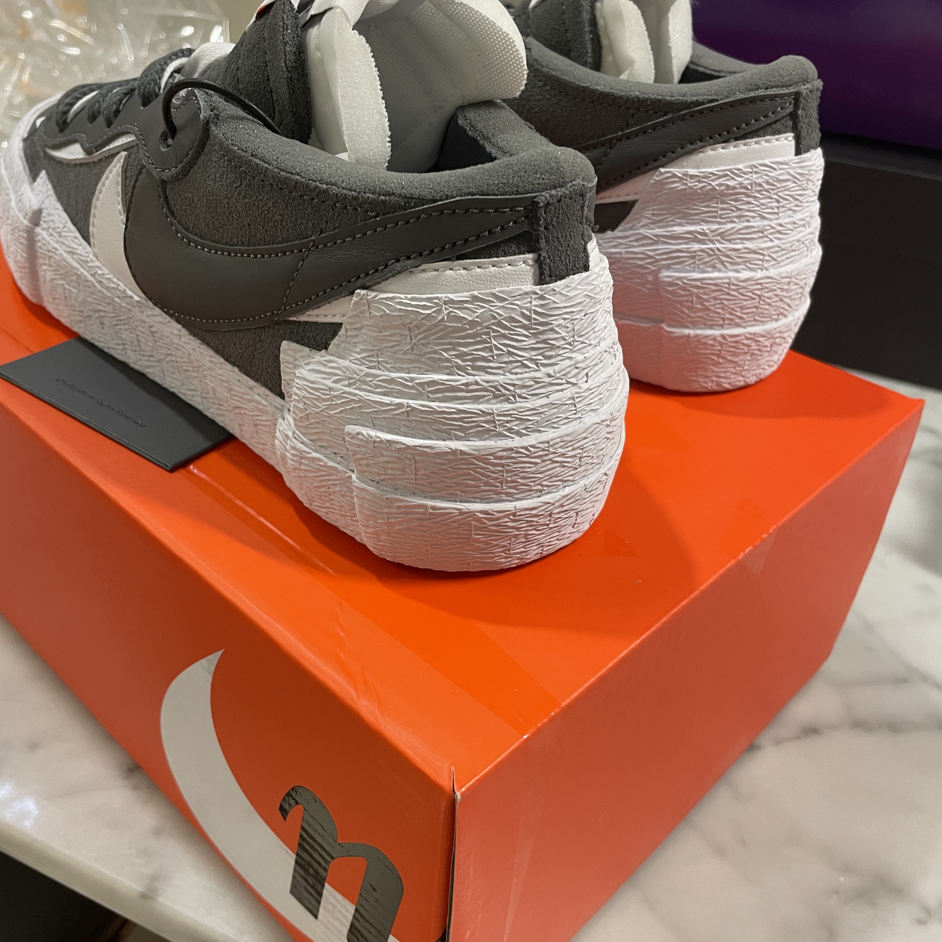 Nike x Sacai Blazer Low Iron Grey 착용 스타일
