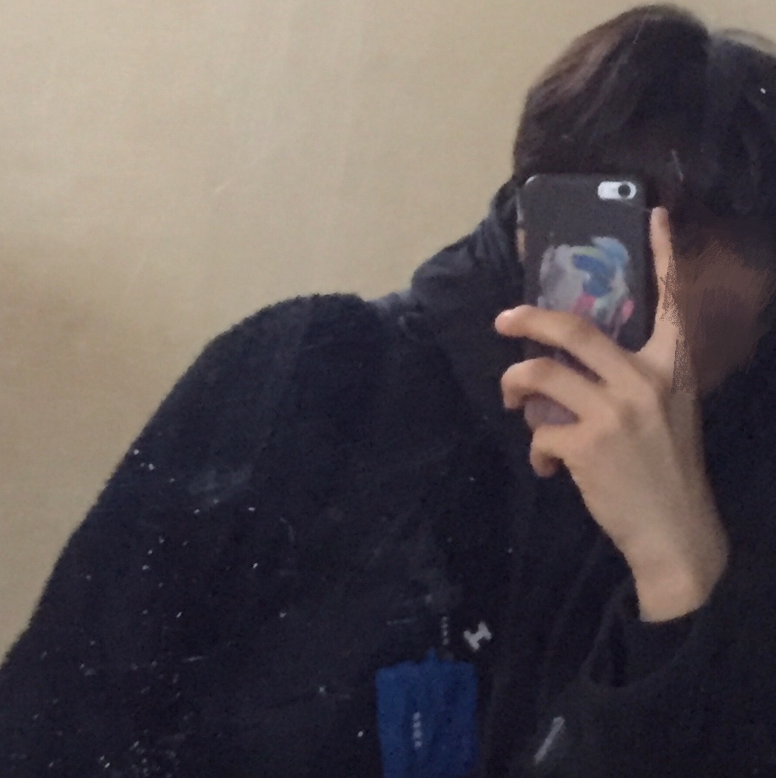 Casetify x Ader Error AirPods Pro Case, IAB Studio Woven Hoodie Black 착용 스타일 - 1