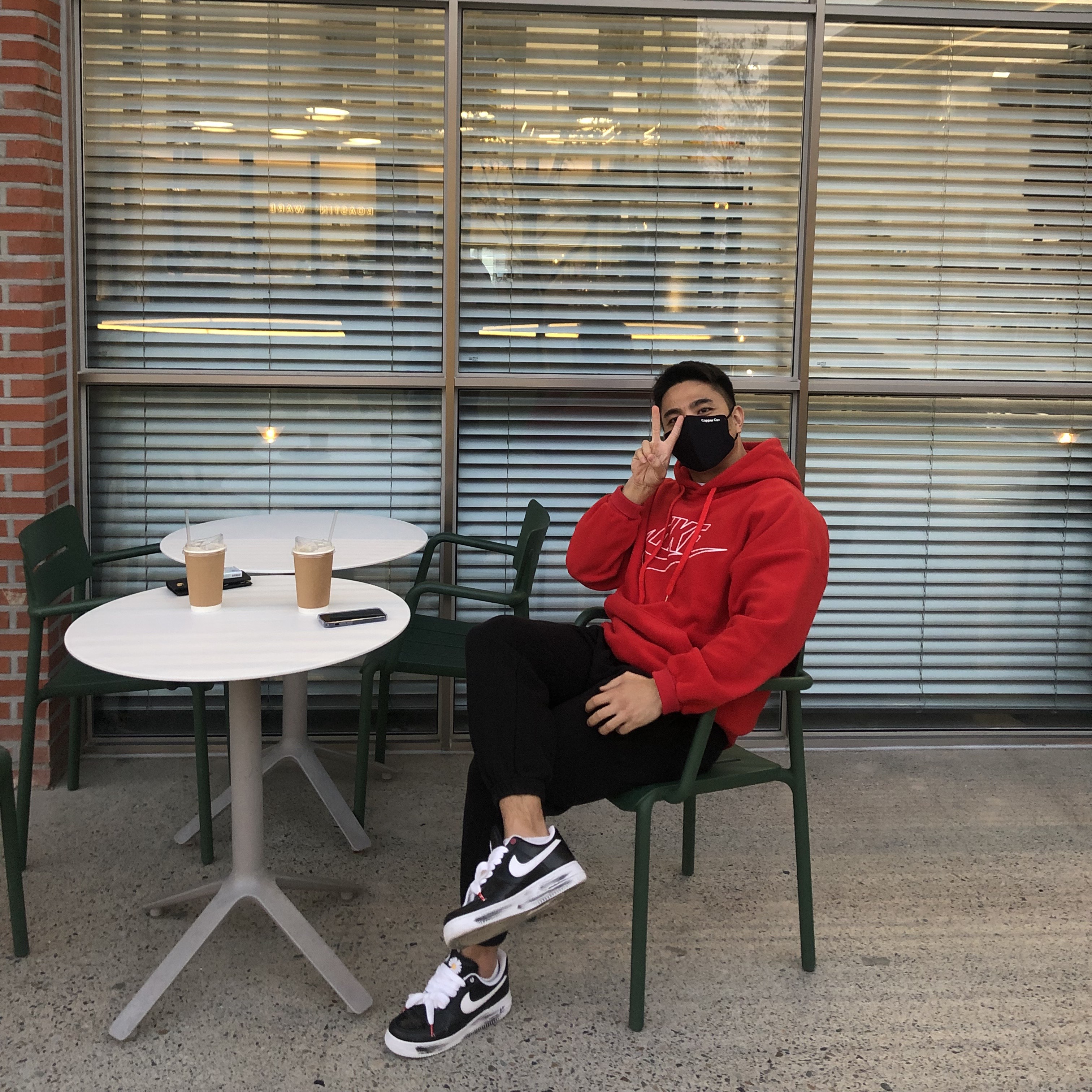 Nike x Peaceminusone Air Force 1 Low Para-Noise 착용 스타일 - 1