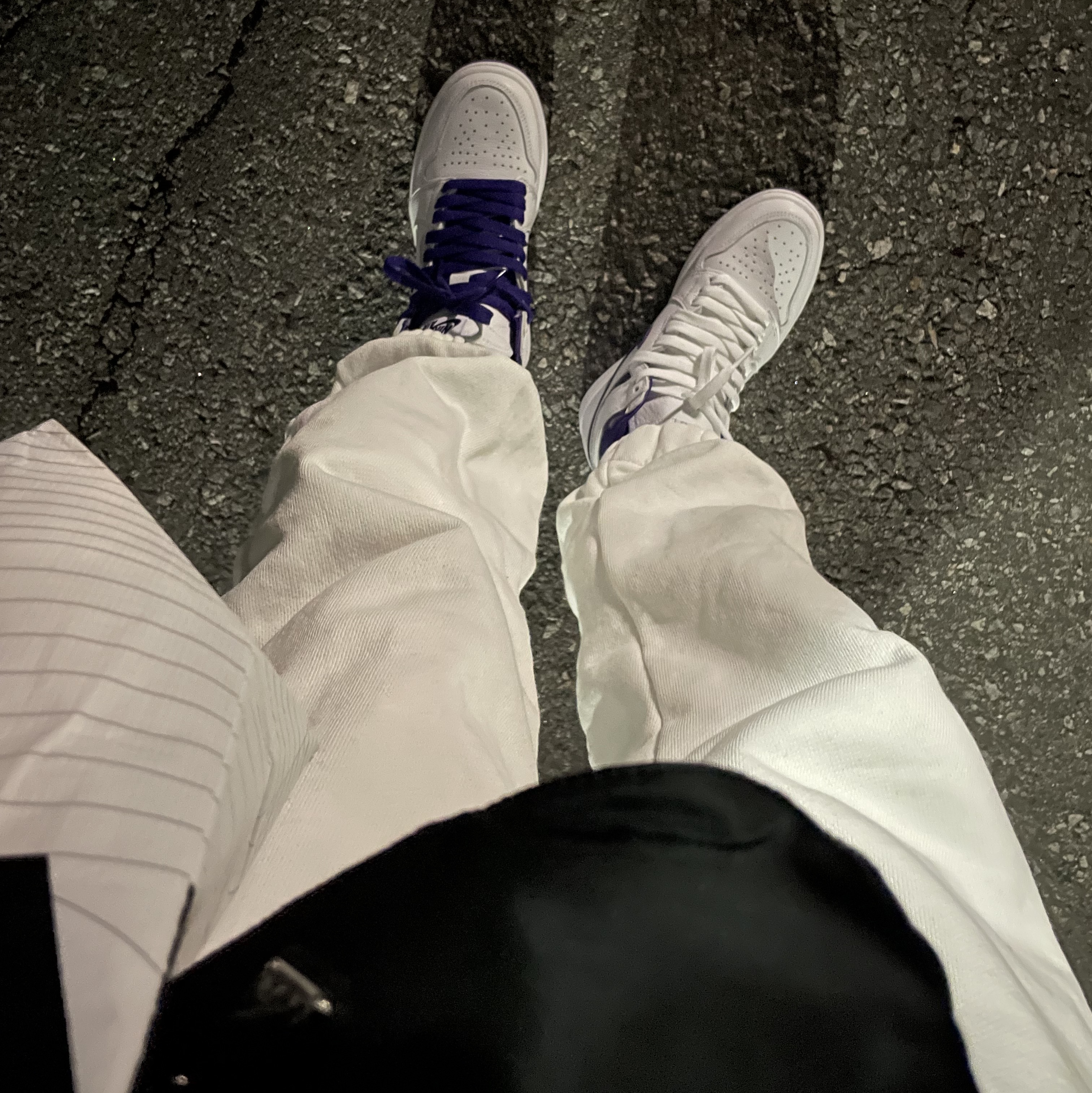 (W) Jordan 1 High OG Court Purple 착용 스타일