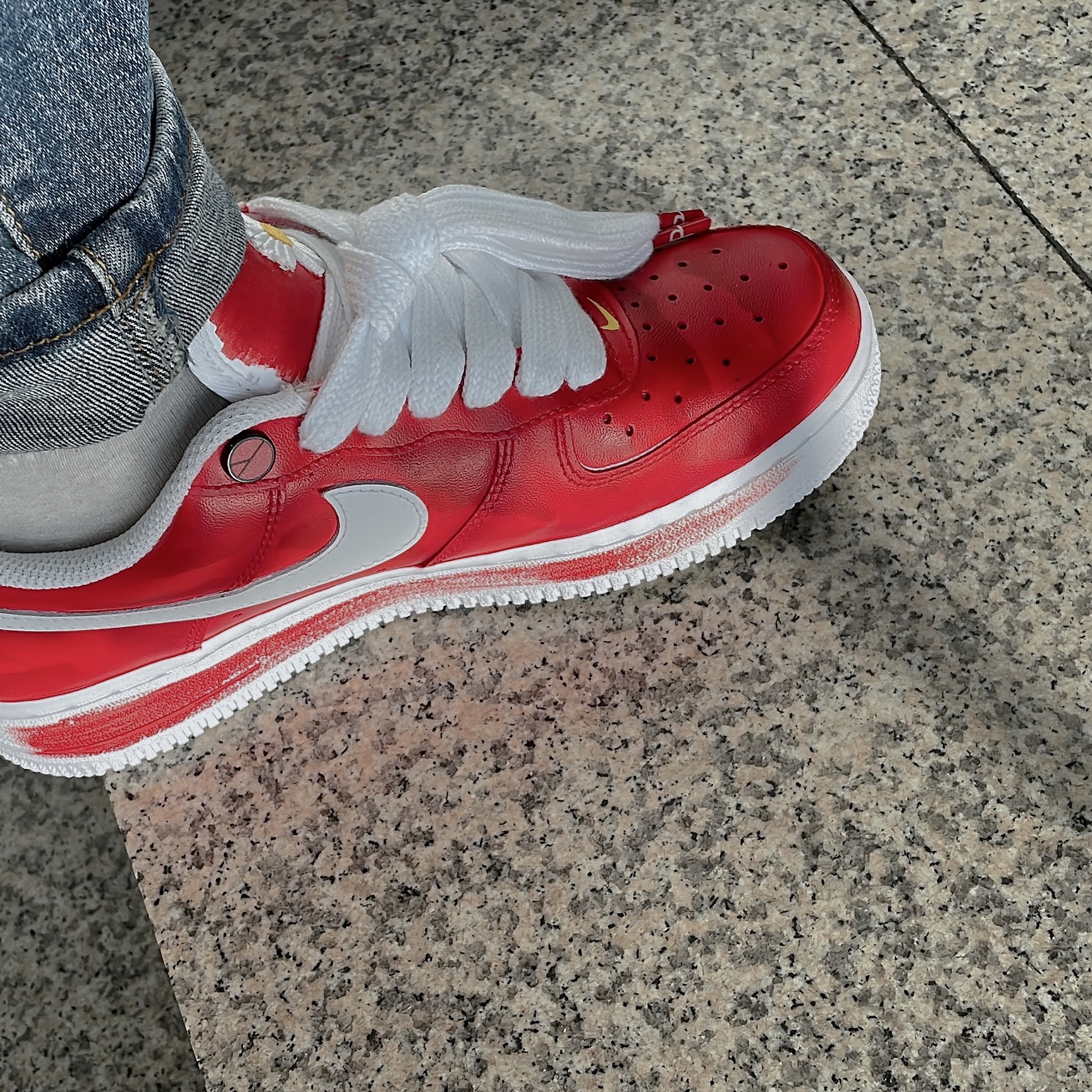 Nike Air Force 1 '07 Low White 착용 스타일 - 1