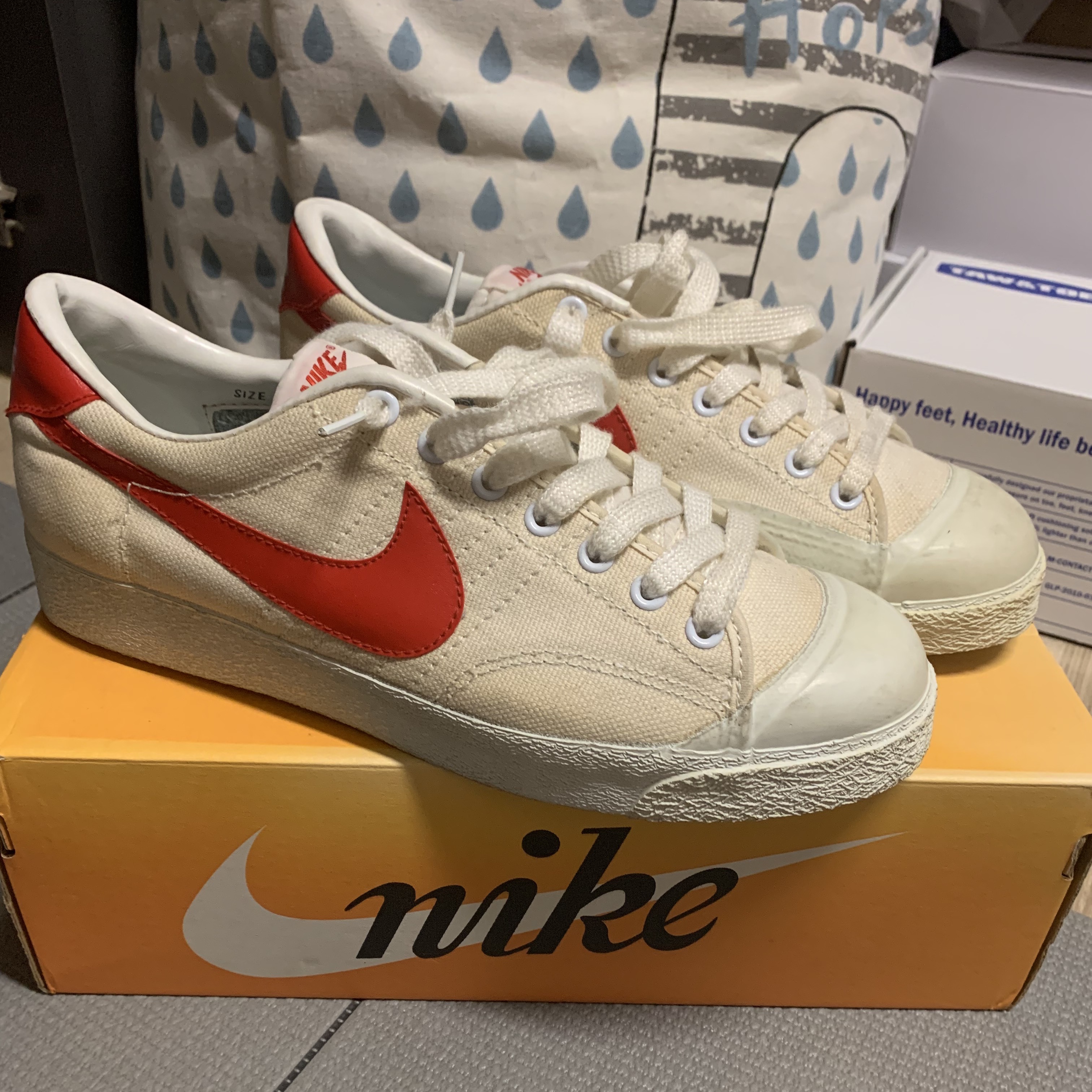 Nike Air Vortex VNTG Mineral Blue 착용 스타일