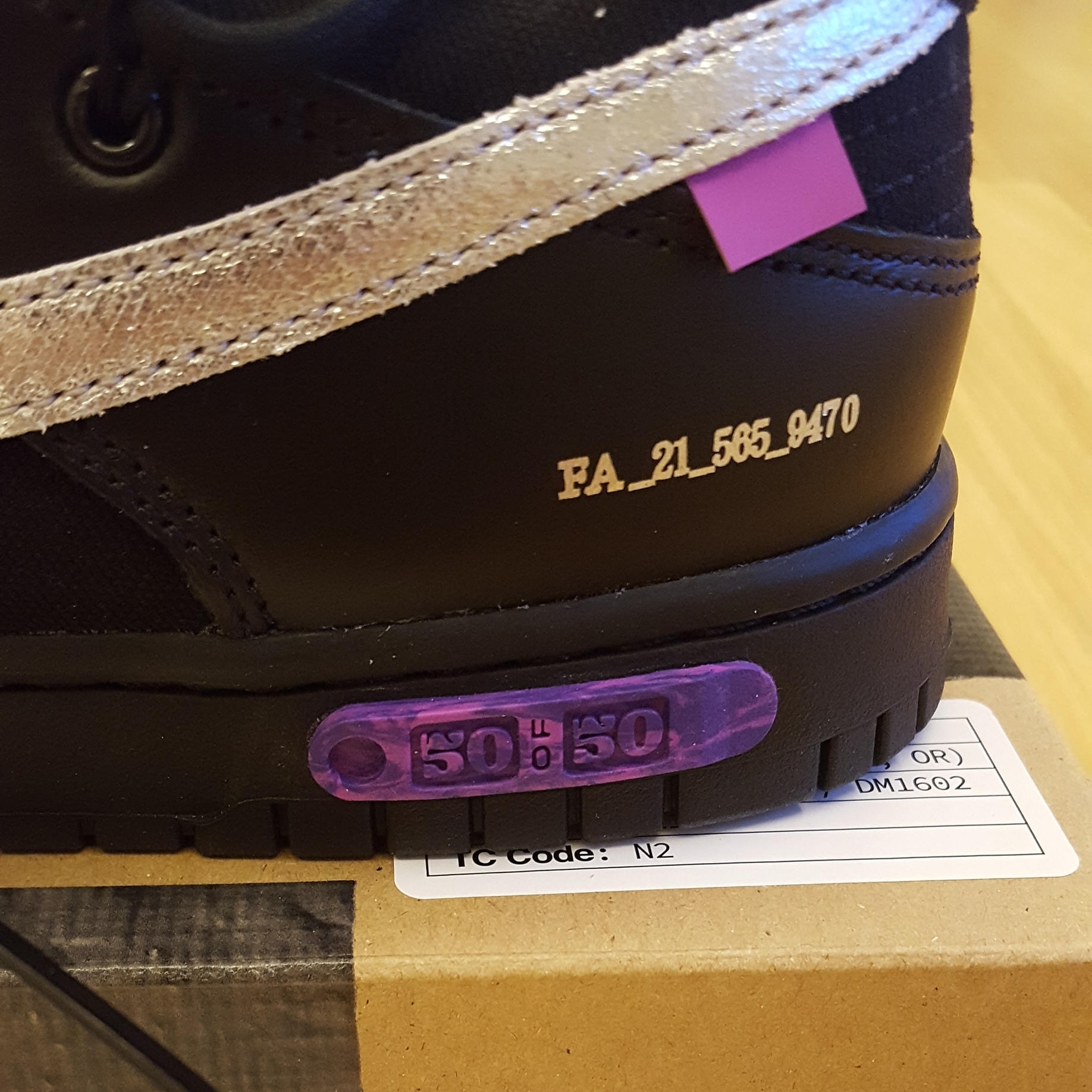 Nike x Off-White Dunk Low The 50 - Lot 1, Nike x Off-White Dunk Low The 50 - Lot 50 착용 스타일 - 2