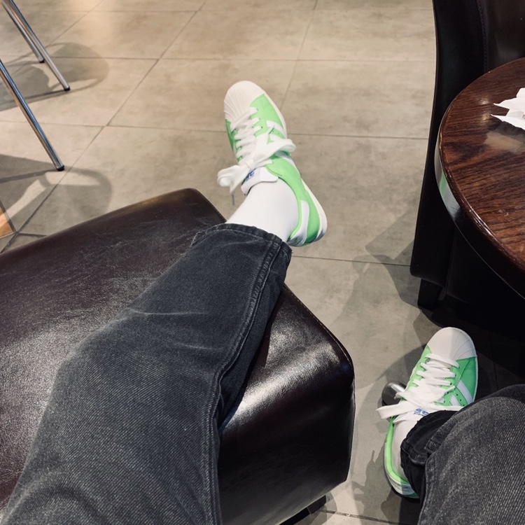 Adidas x Nigo superstar 80s Black 착용 스타일