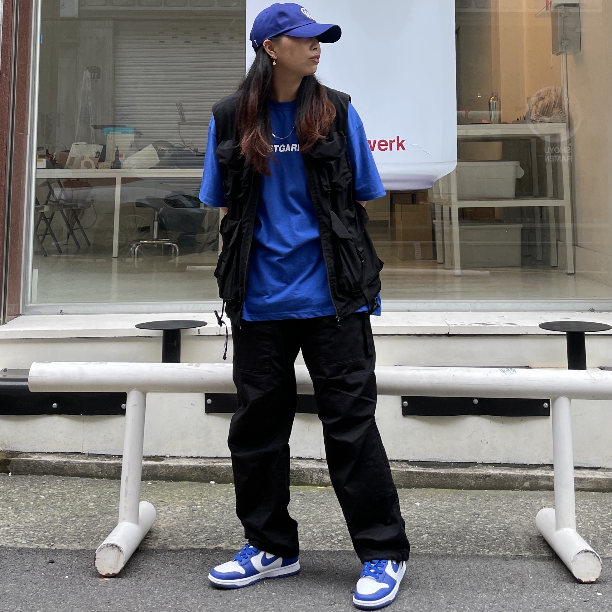Nike Dunk High Retro Game Royal 착용 스타일 - 3
