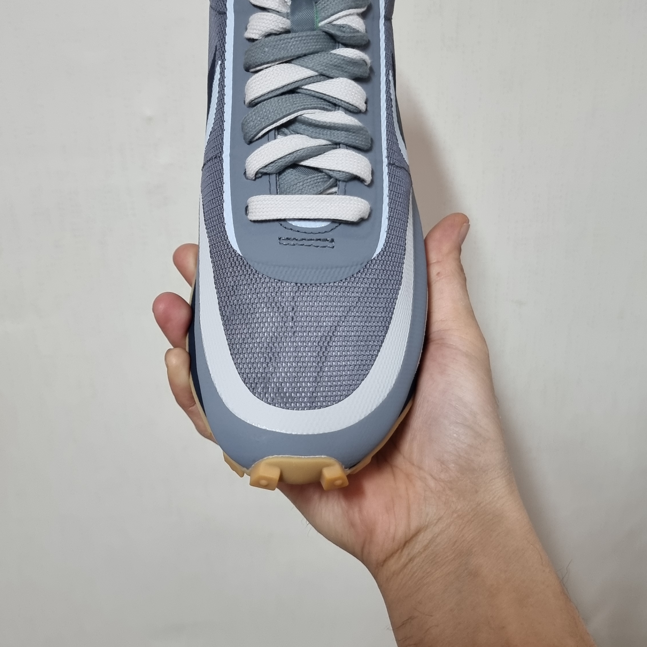 Nike x Sacai x Clot LDWaffle Cool Grey, Nike x Sacai x Clot LDWaffle Orange Blaze 착용 스타일 - 3