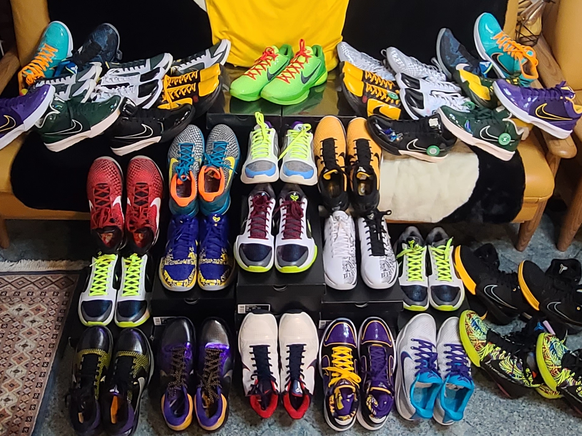 Nike Kobe 11 Low Draft Day, Nike Kobe 5 Protro Chaos 착용 스타일 - 4