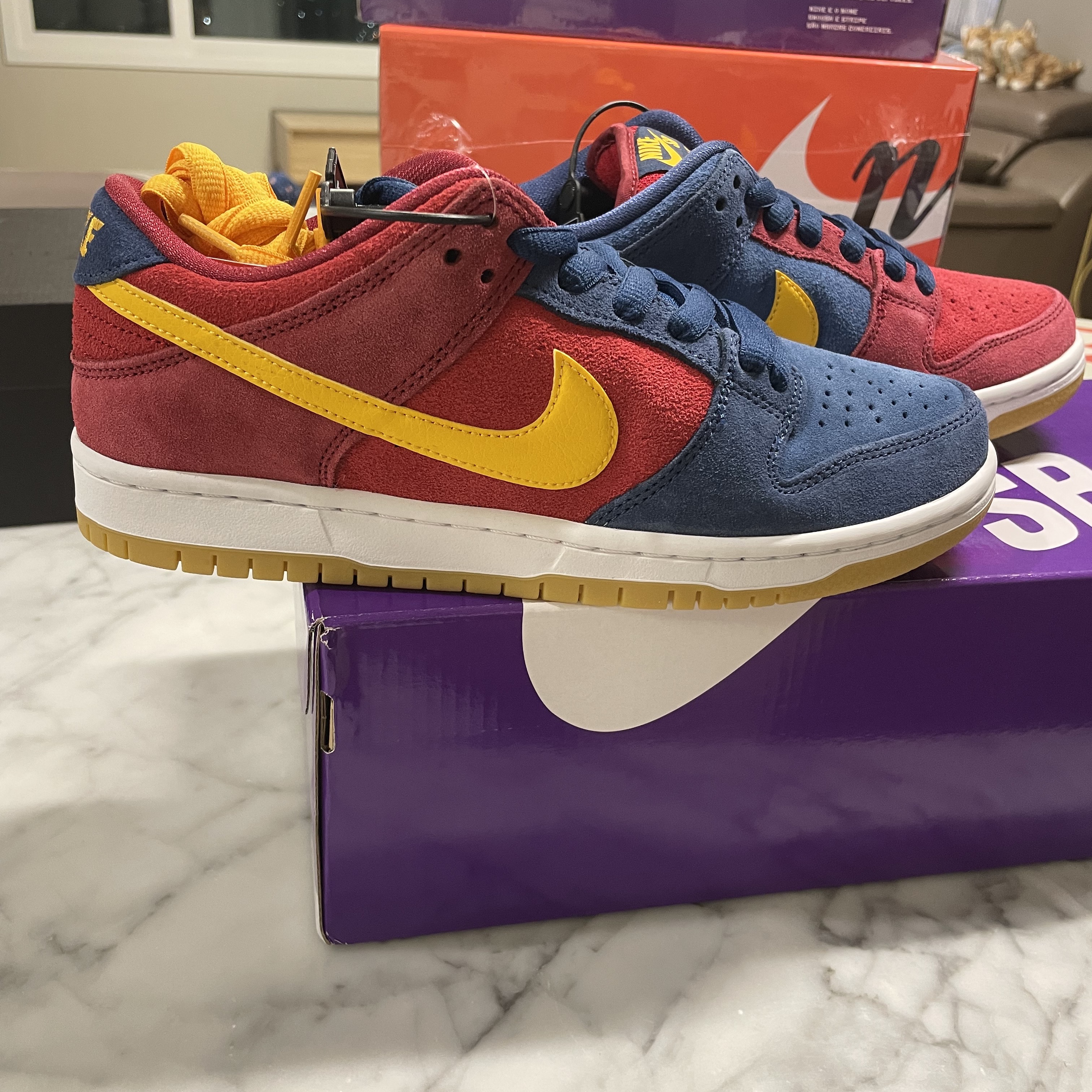 Nike SB Dunk Low Pro Premium Barcelona 착용 스타일 - 2