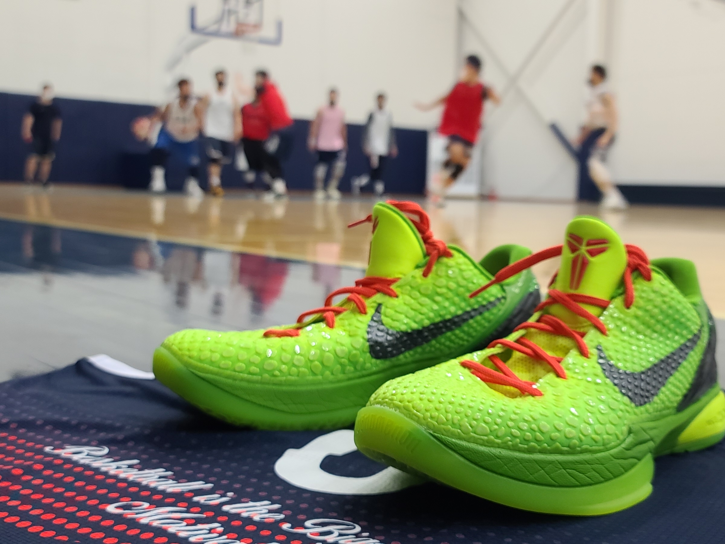 Nike Kobe 6 Protro Green Apple 착용 스타일