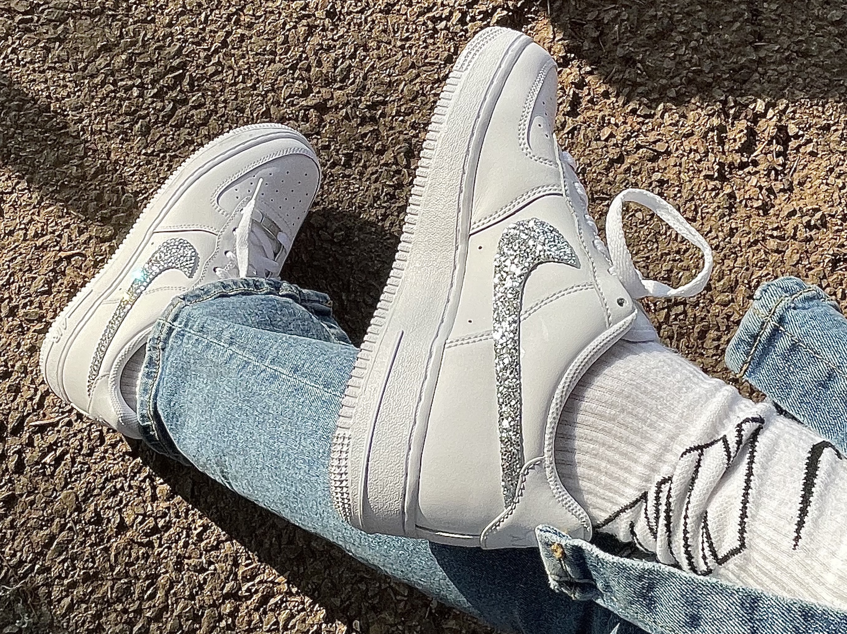 (W) Nike Air Force 1 '07 Low White 착용 스타일 - 4