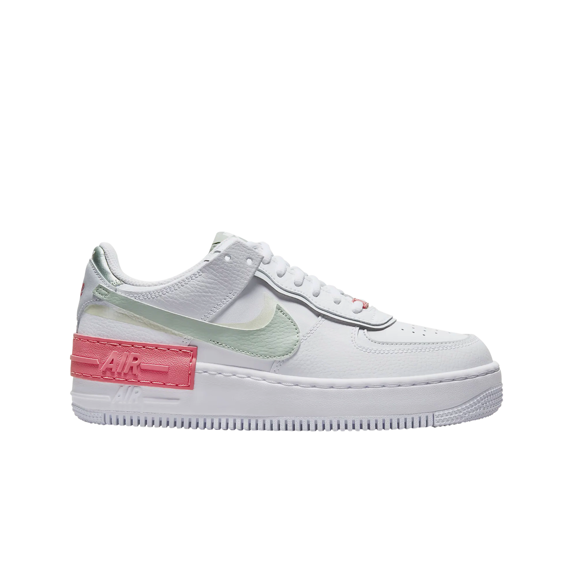 (W) 나이키 에어포스 1 쉐도우 화이트 제이드 스모크((W) Nike Air Force 1 Shadow White Jade Smoke)