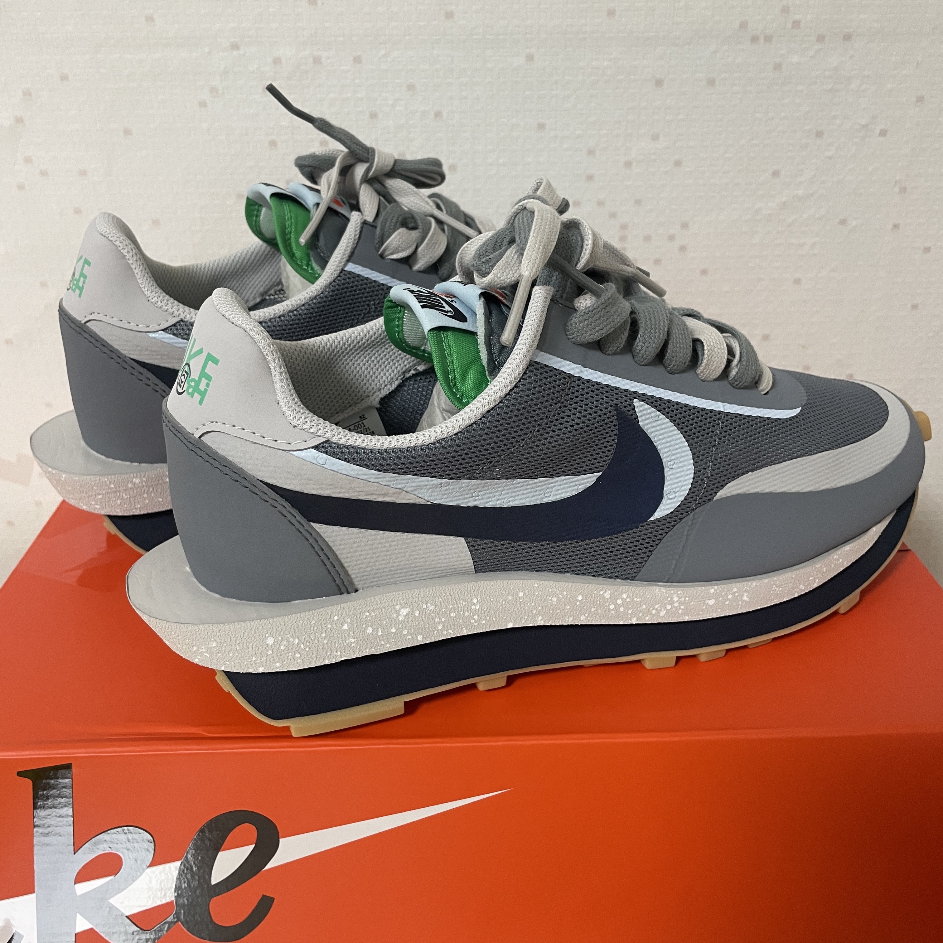 Nike x Sacai x Clot LDWaffle Cool Grey 착용 스타일