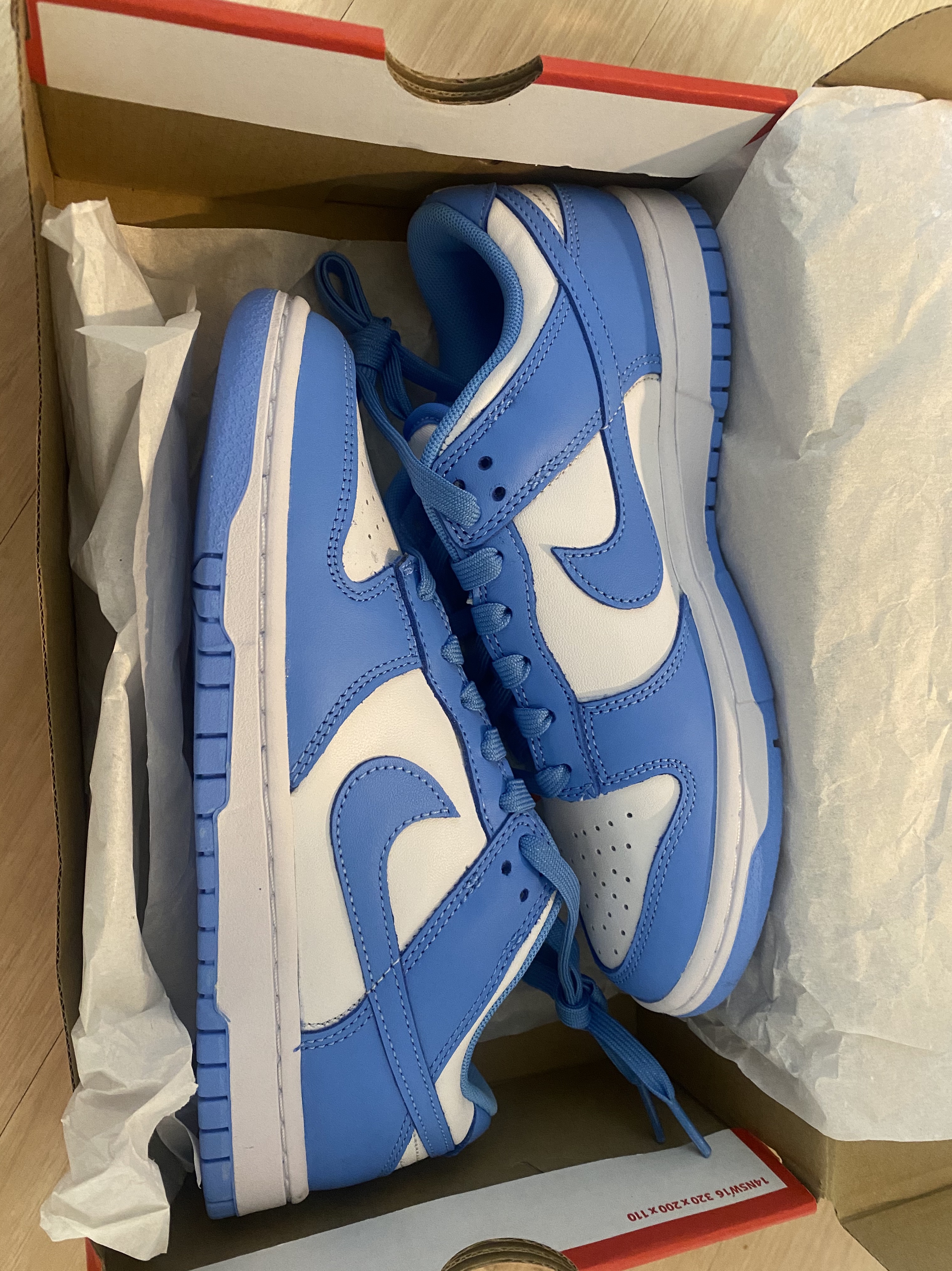 Nike Dunk Low Retro University Blue 착용 스타일