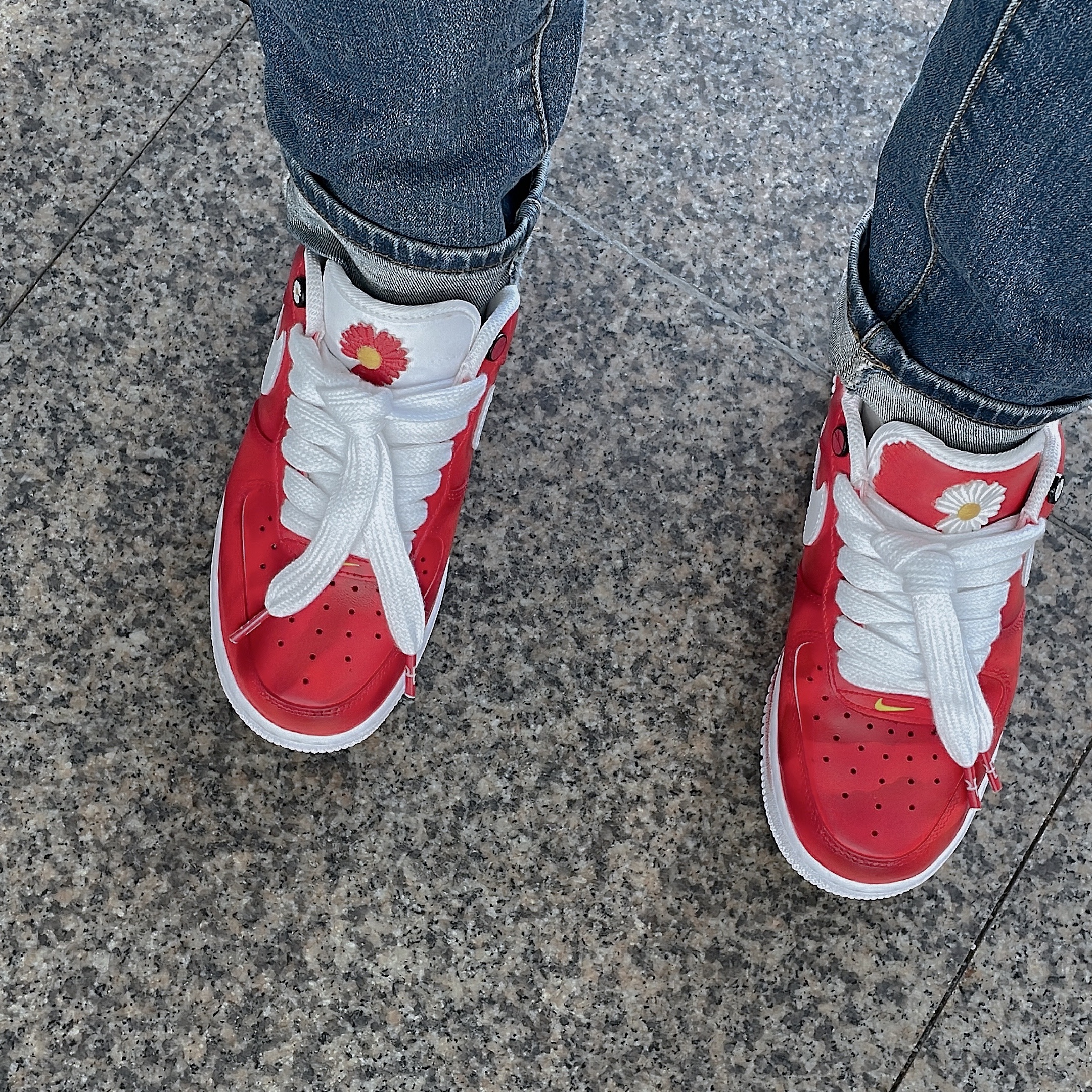 Nike Air Force 1 '07 Low White 착용 스타일 - 2
