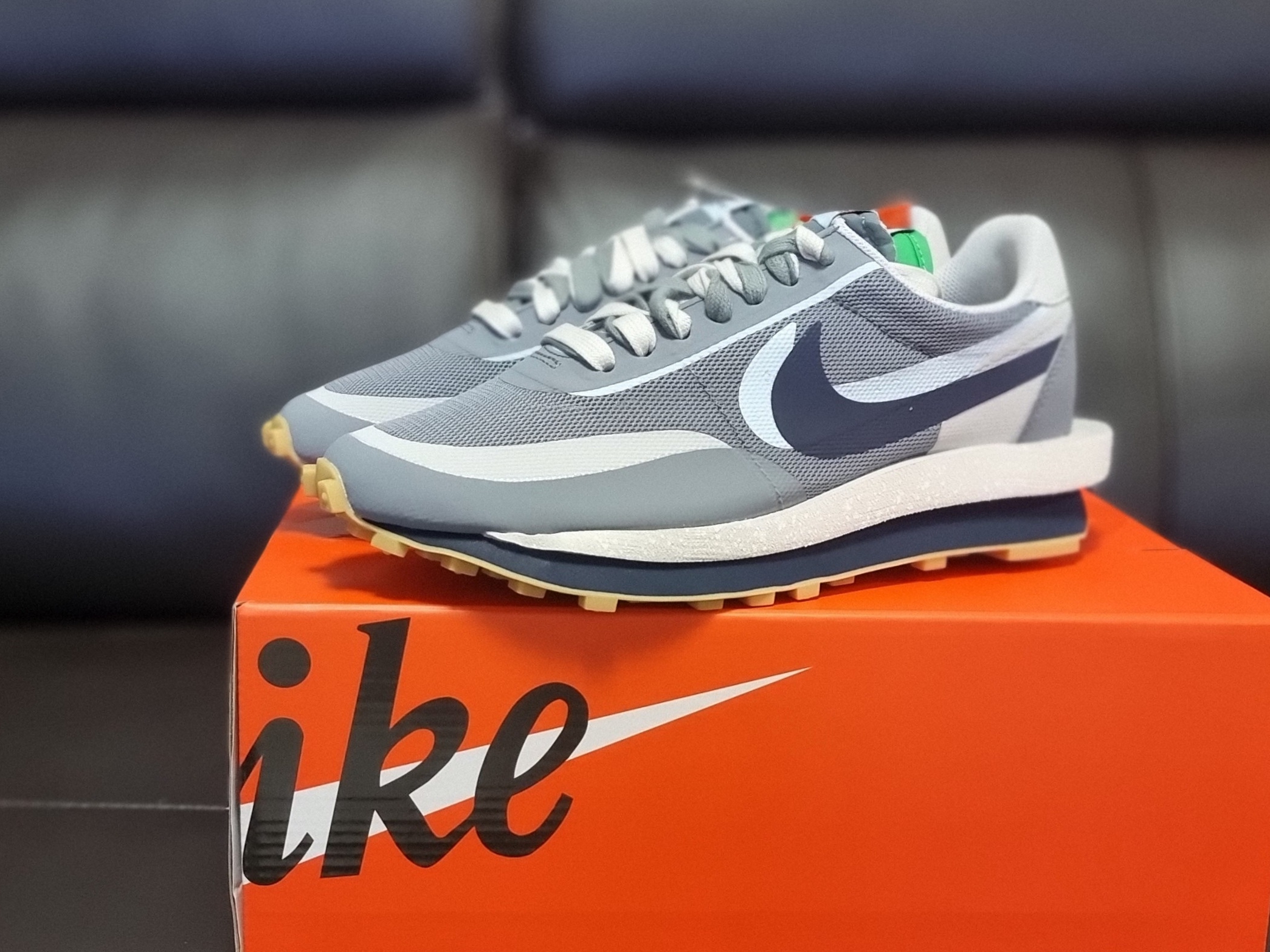 Nike x Sacai x Clot LDWaffle Cool Grey 착용 스타일