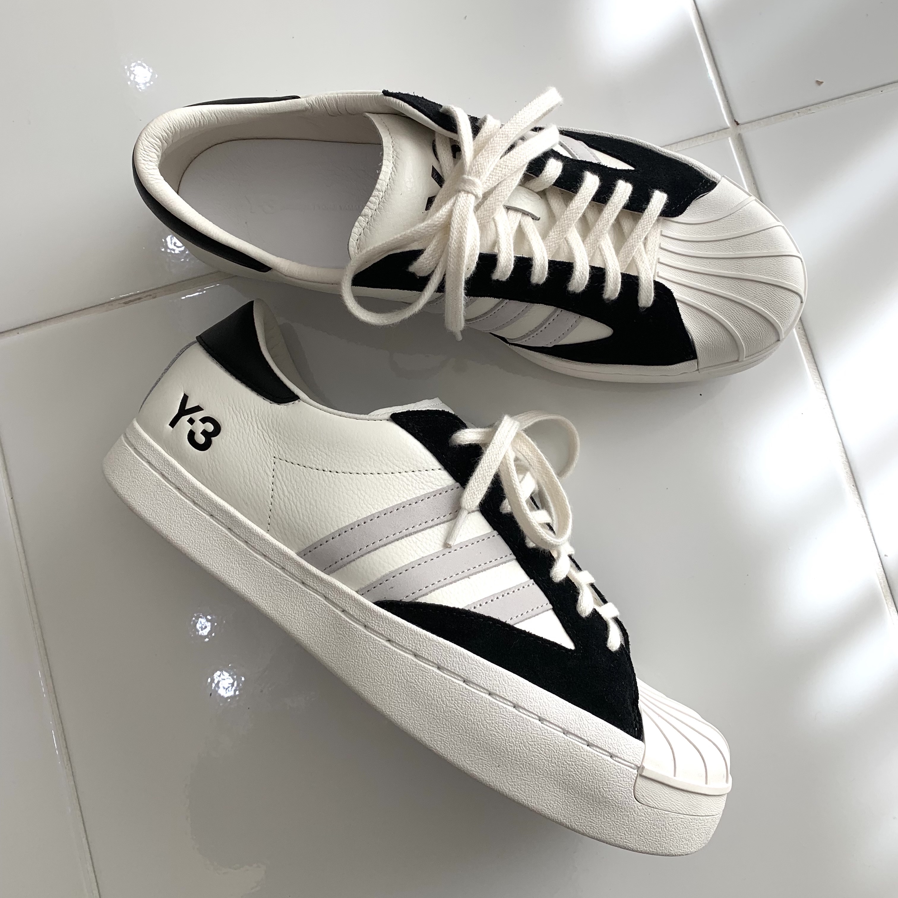 Y-3 Yohji Star White 착용 스타일 - 1