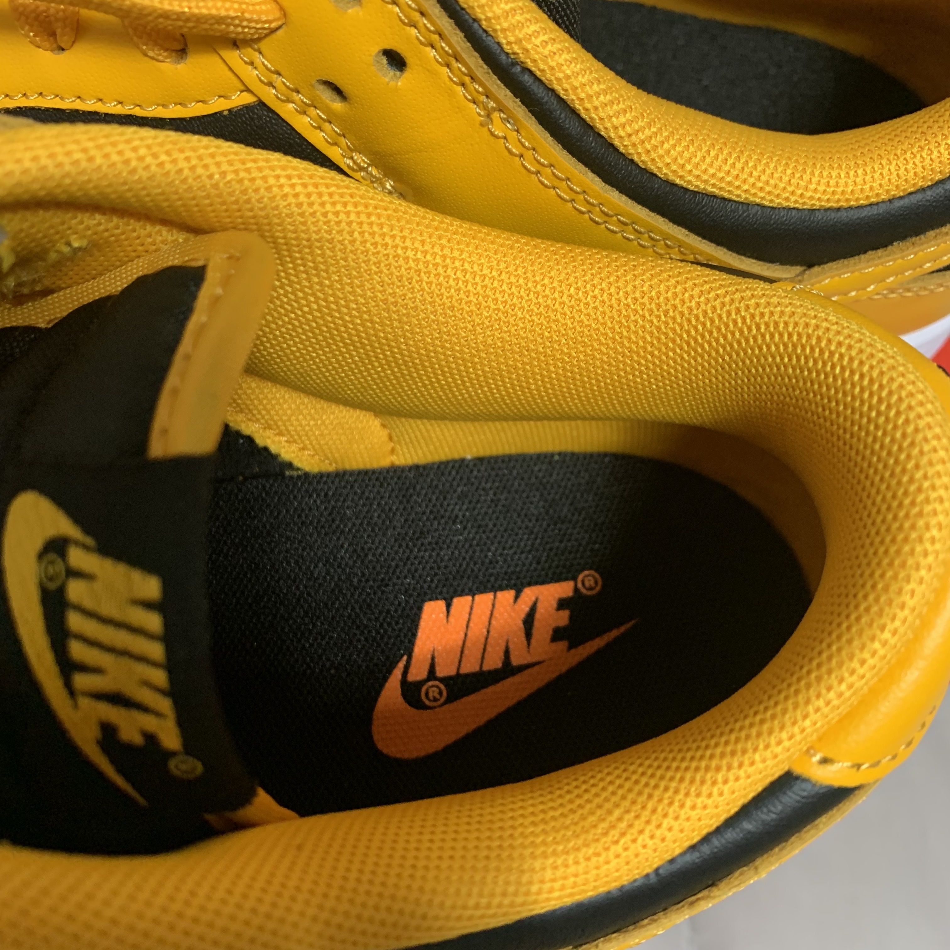 Nike Dunk Low Retro Championship Goldenrod 착용 스타일 - 5