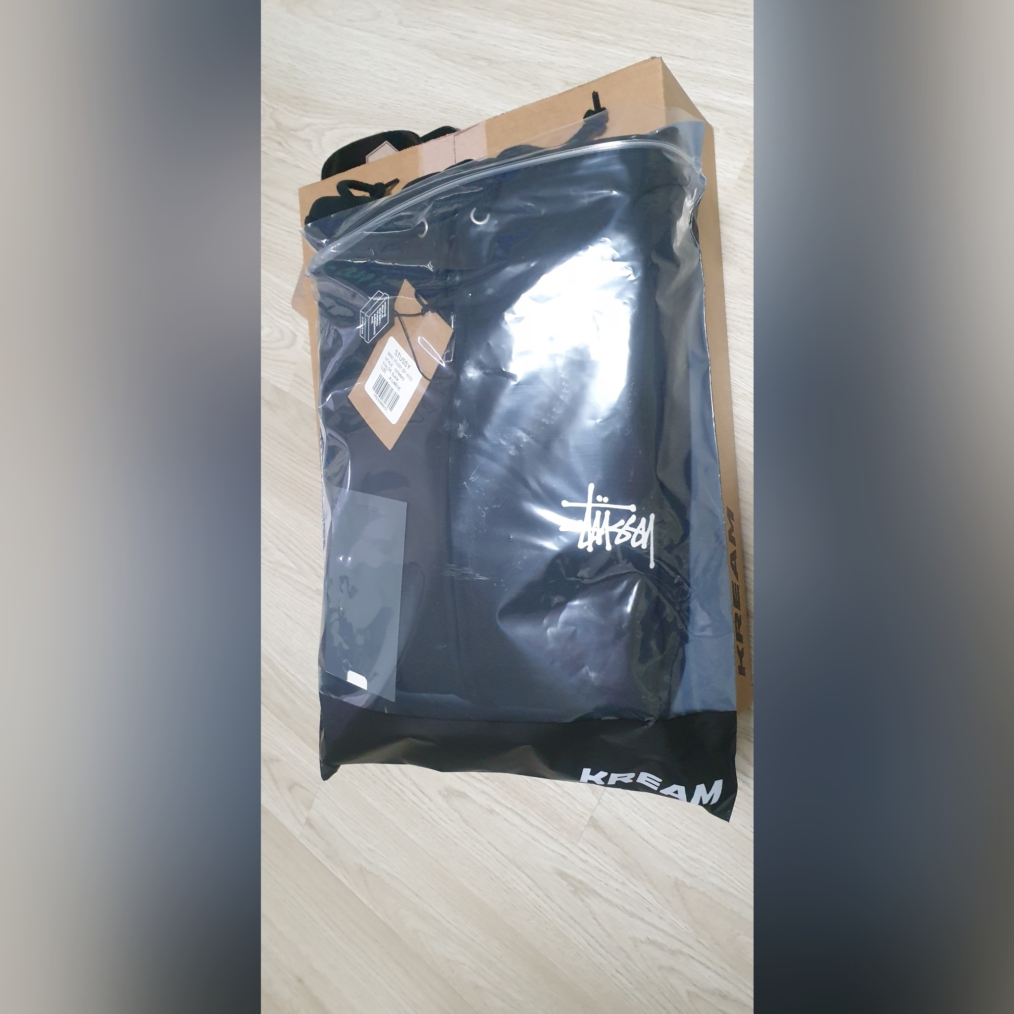 Stussy Basic Stussy Zip Hoodie Black 2021, (W) Nike Dunk Low SE Candy 착용 스타일 - 2
