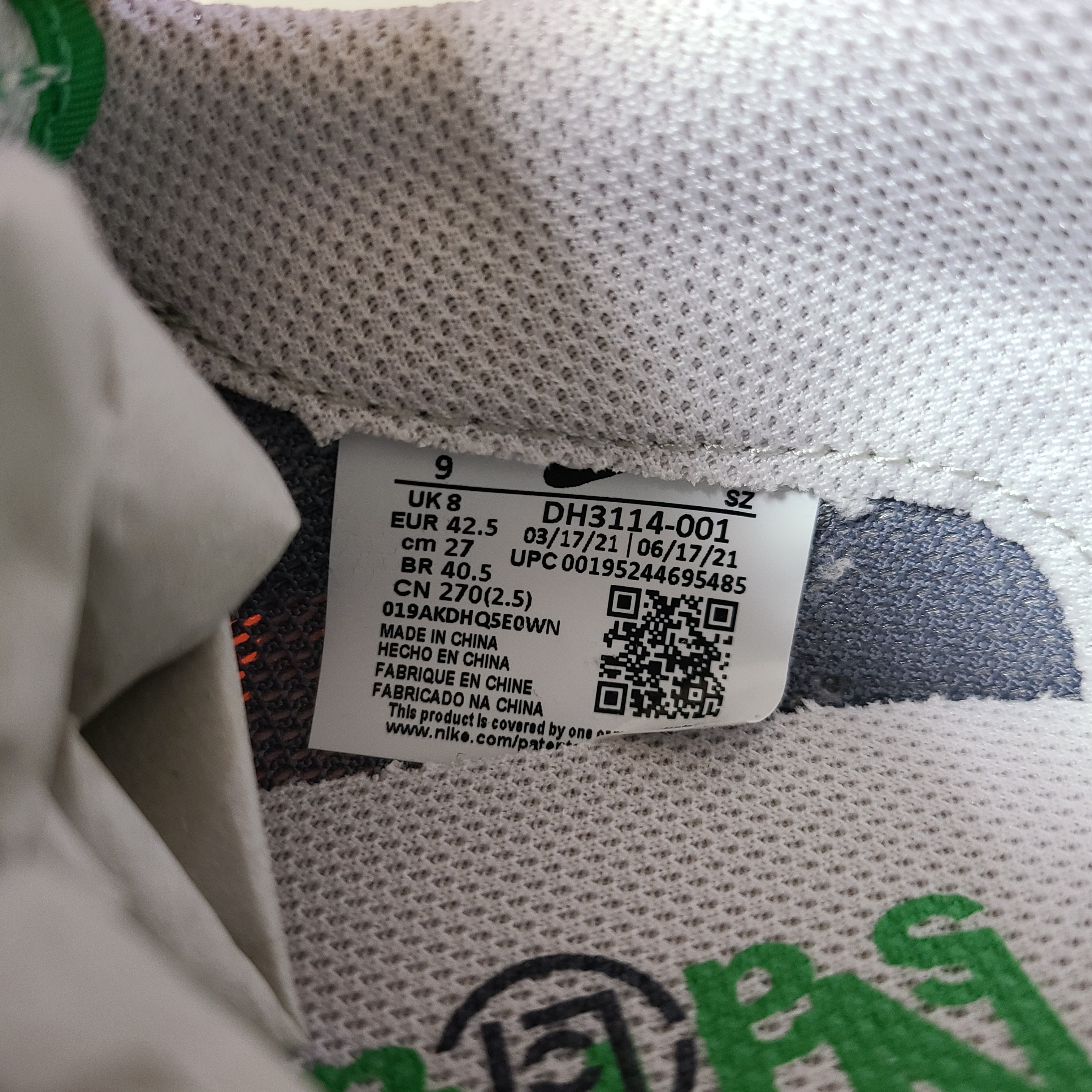 Nike x Sacai x Clot LDWaffle Cool Grey 착용 스타일 - 4