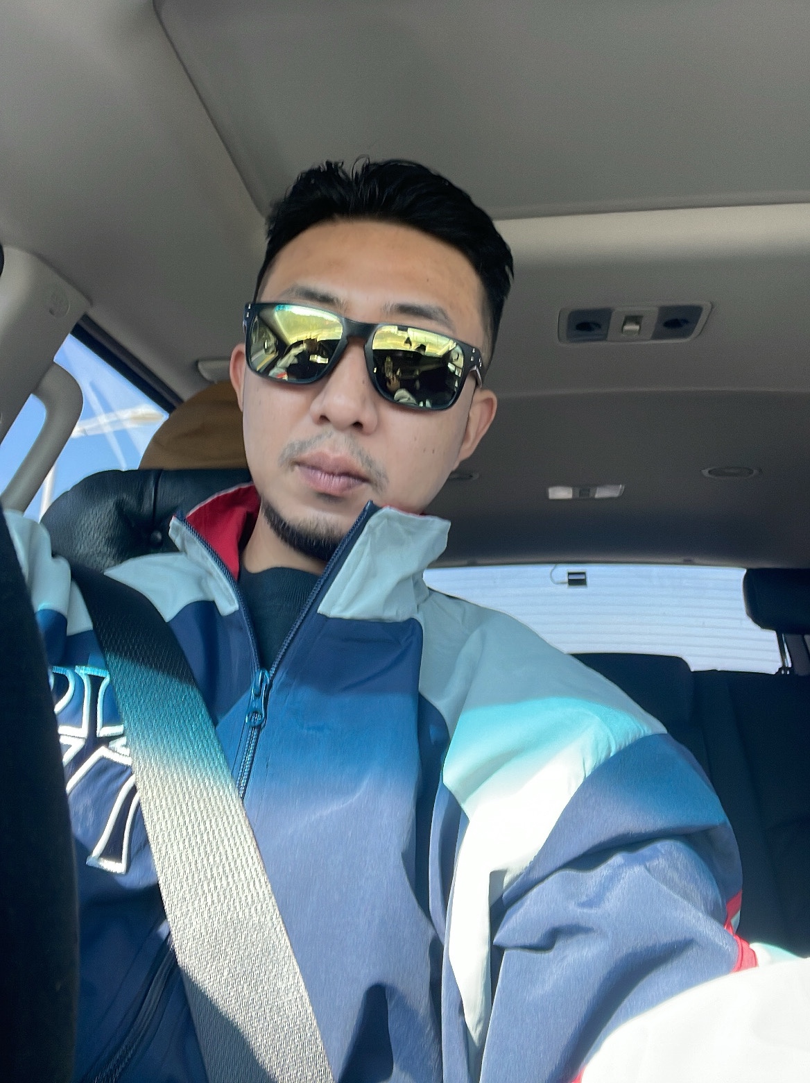 Supreme x New York Yankees Track Jacket Navy - 21FW 착용 스타일 - 2